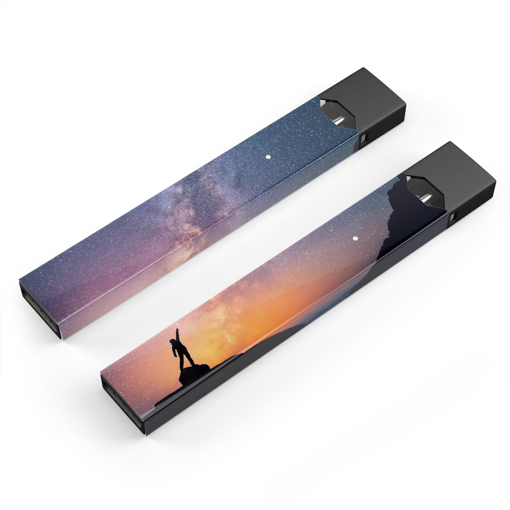 Reach for the Stars premium decal skin-wrap sticker designed for JUUL vaping device, showcasing vibrant colors and a sleek finish.