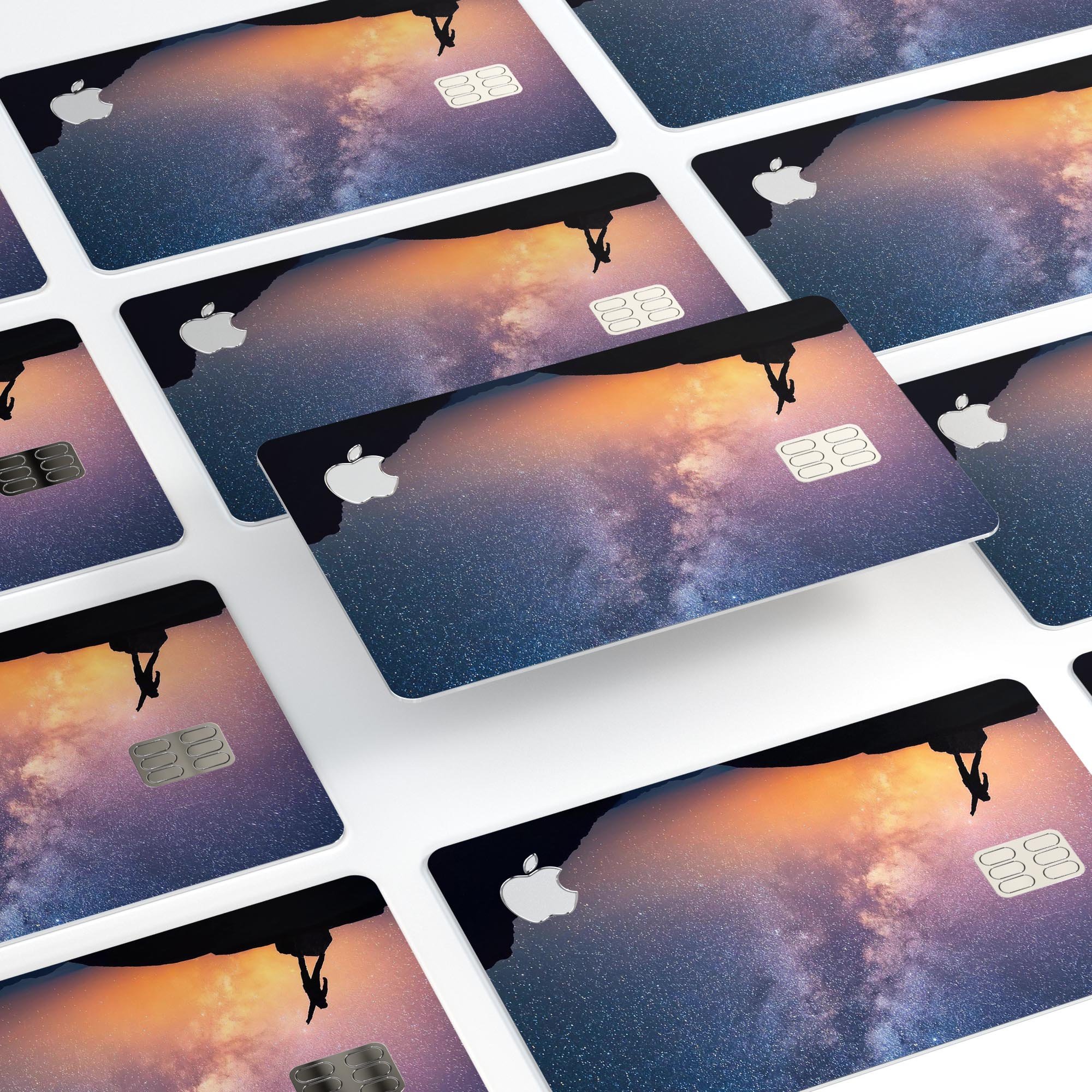 Premium protective decal skin-kit for Apple Card, featuring bubble-free installation and durable vinyl material.