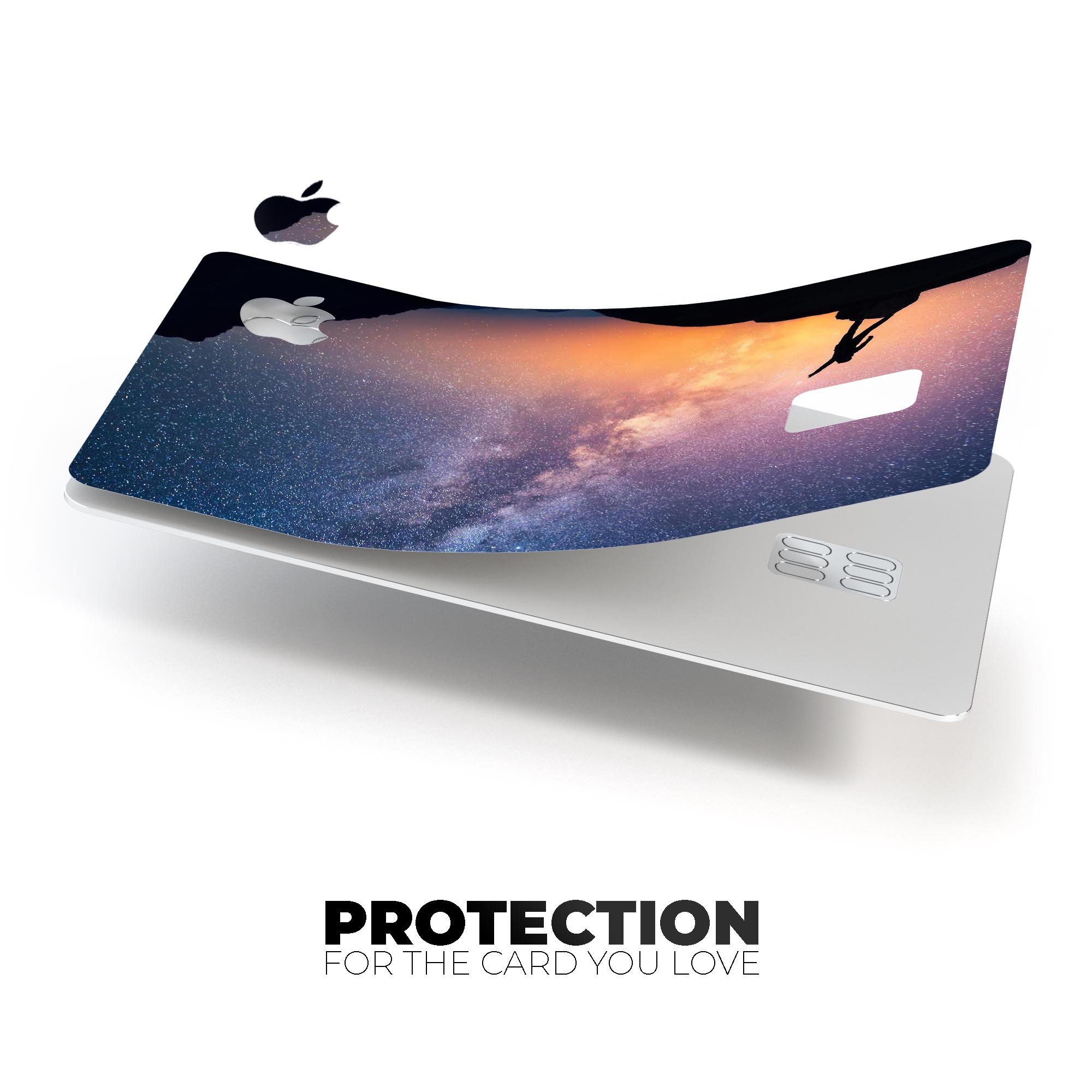 Premium protective decal skin-kit for Apple Card, featuring bubble-free installation and durable vinyl material.