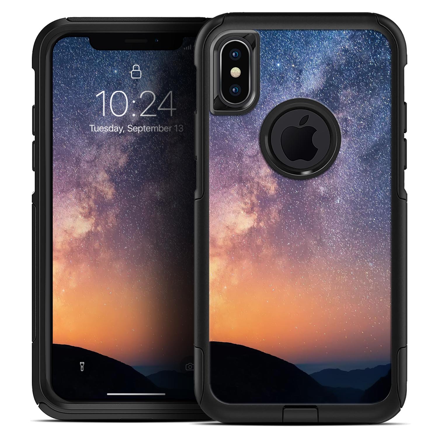 Reach for the Stars Skin Kit for iPhone OtterBox Cases featuring vibrant starry design and premium 3M material.