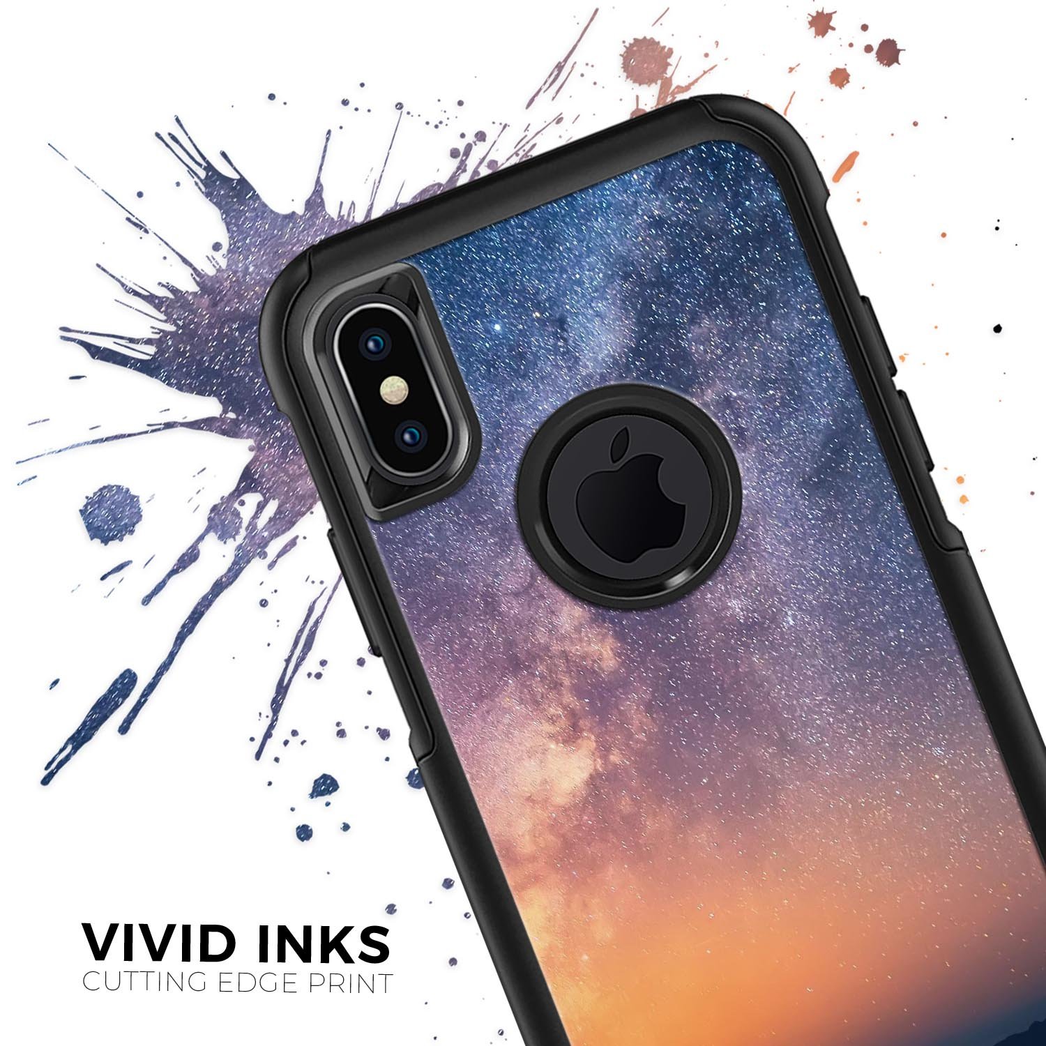 Reach for the Stars Skin Kit for iPhone OtterBox Cases featuring vibrant starry design and premium 3M material.