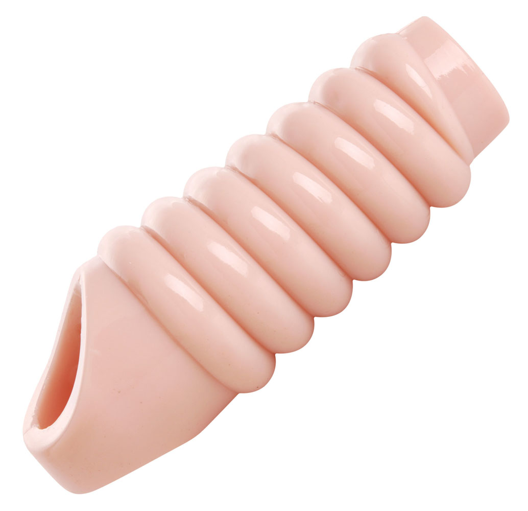 Pink coiled chew dog toy.