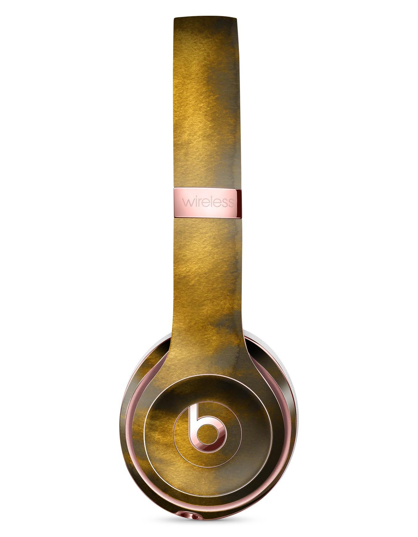 Running Golden Wheat Fields Full-Body Skin Kit for Beats by Dre Solo 3 Wireless Headphones, showcasing a vibrant wheat field design.