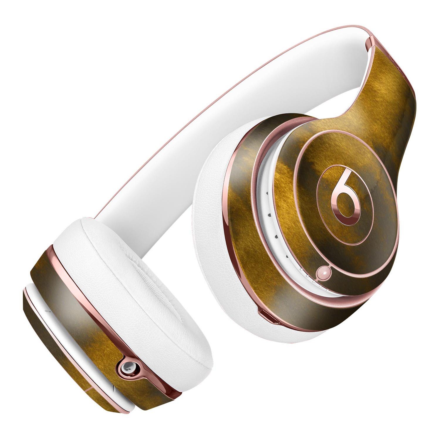 Running Golden Wheat Fields Full-Body Skin Kit for Beats by Dre Solo 3 Wireless Headphones, showcasing a vibrant wheat field design.