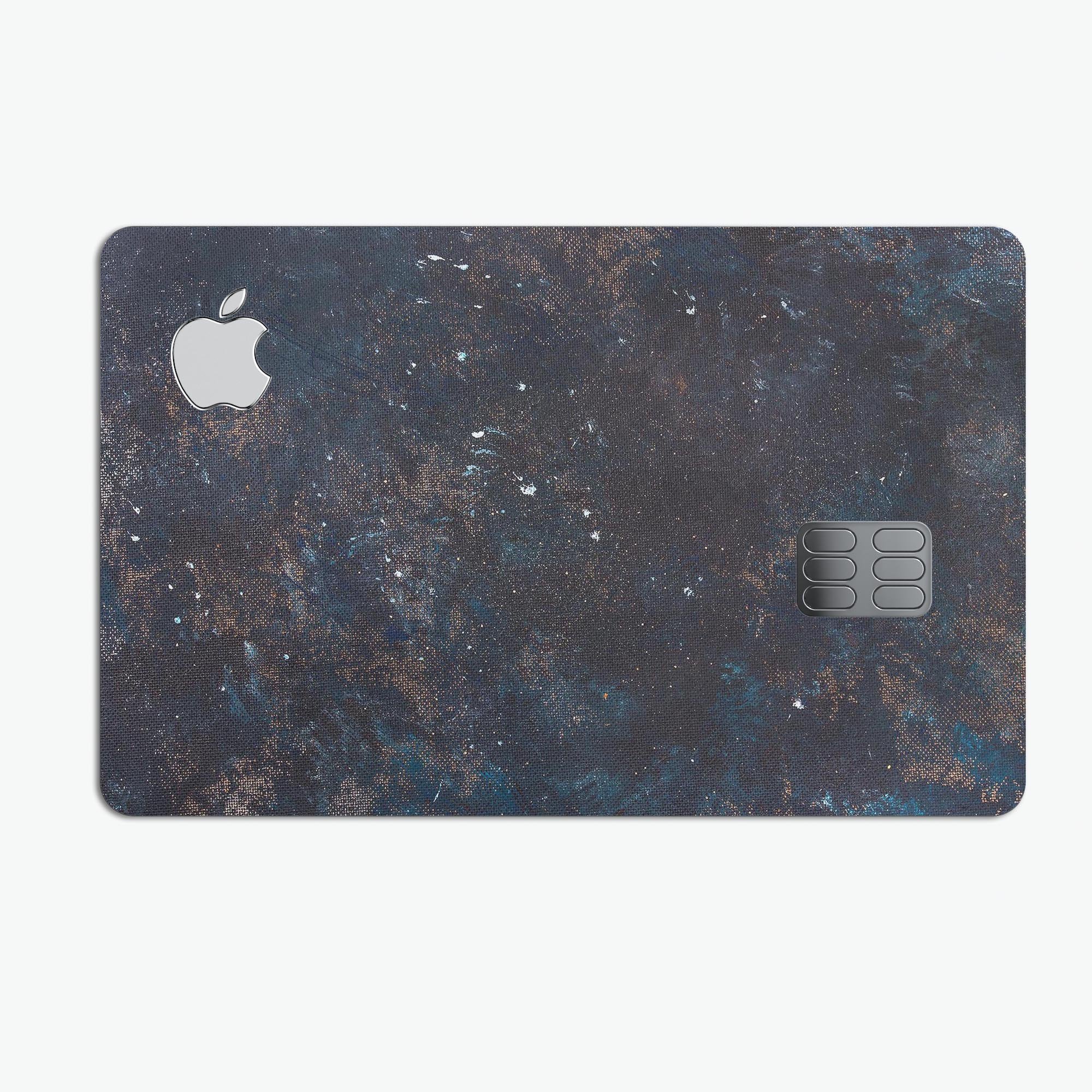 Rustic Textured Surface V1 decal skin for Apple Card, showcasing premium vinyl material and stylish finish.