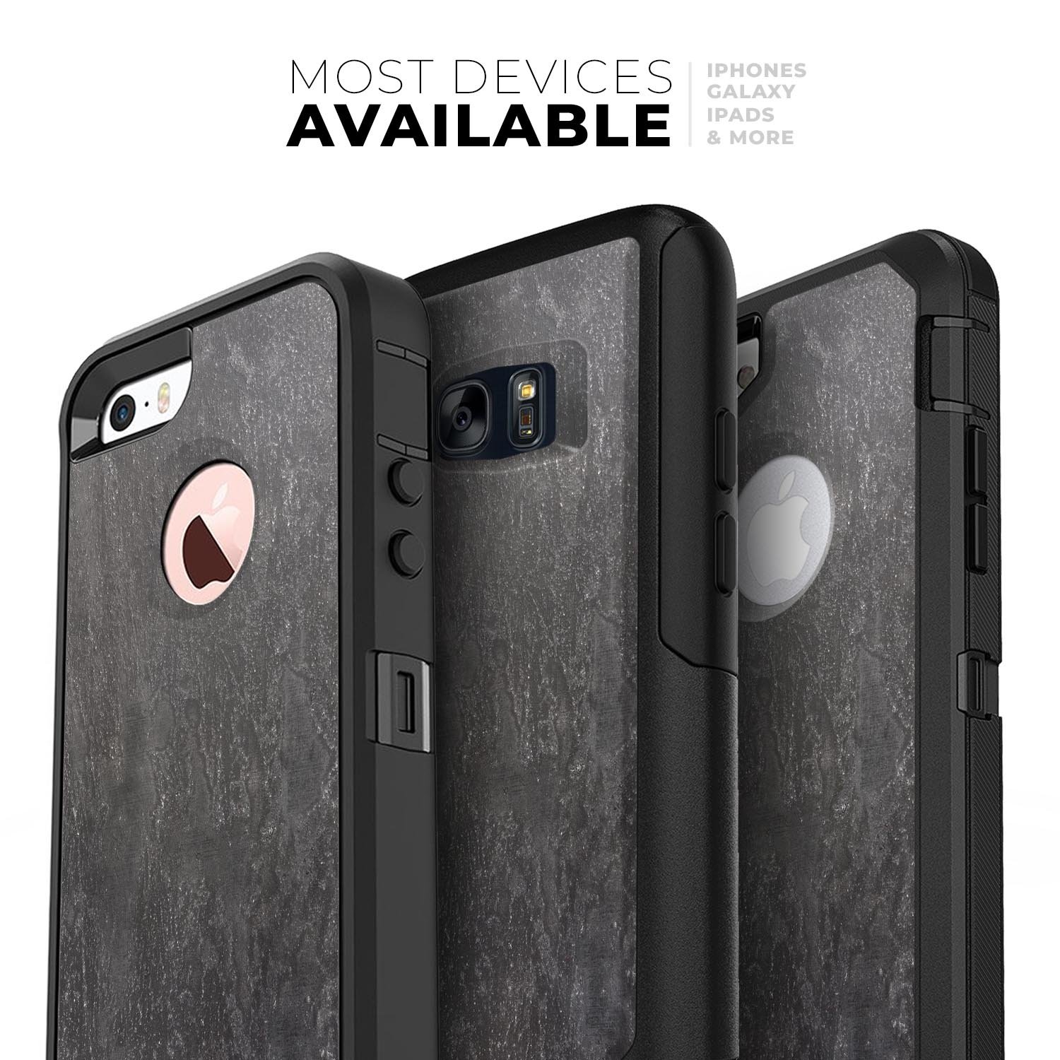 Rustic Textured Surface V2 Skin Kit for iPhone OtterBox Cases, showcasing its unique design and texture.