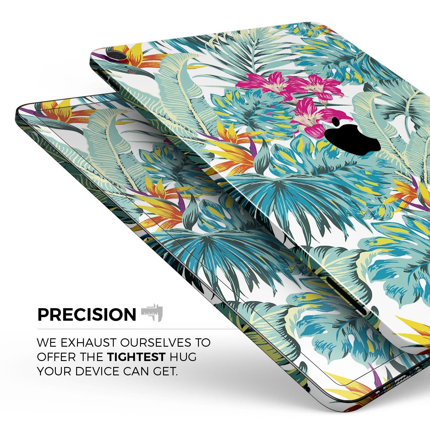 S17 colorway2 Full Body Skin Decal for Apple iPad Pro 12.9", showcasing vibrant colors and a sleek design.