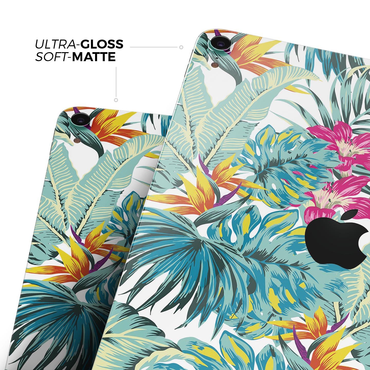 S17 colorway2 Full Body Skin Decal for Apple iPad Pro 12.9", showcasing vibrant colors and a sleek design.