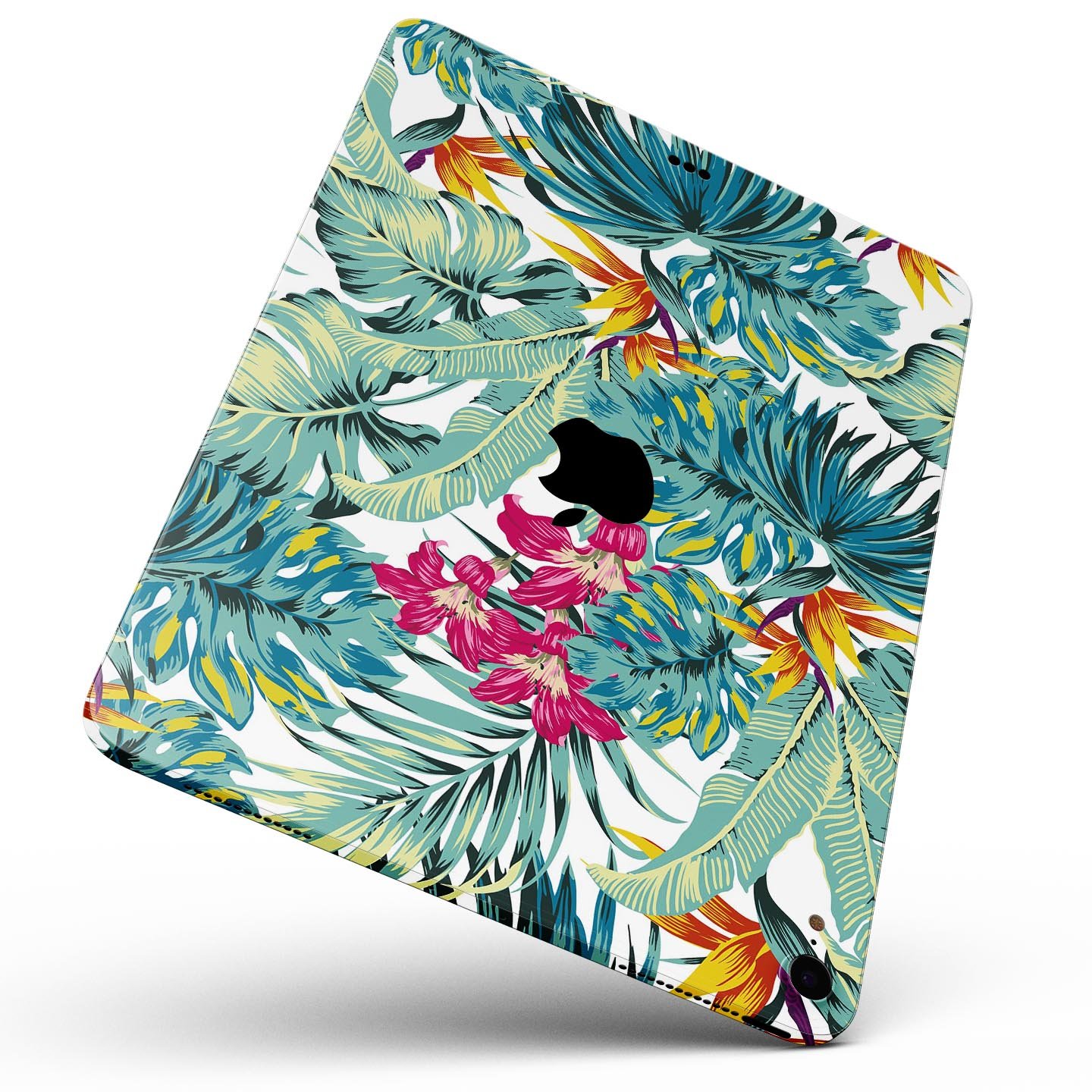 S17 colorway2 Full Body Skin Decal for Apple iPad Pro 12.9", showcasing vibrant colors and a sleek design.