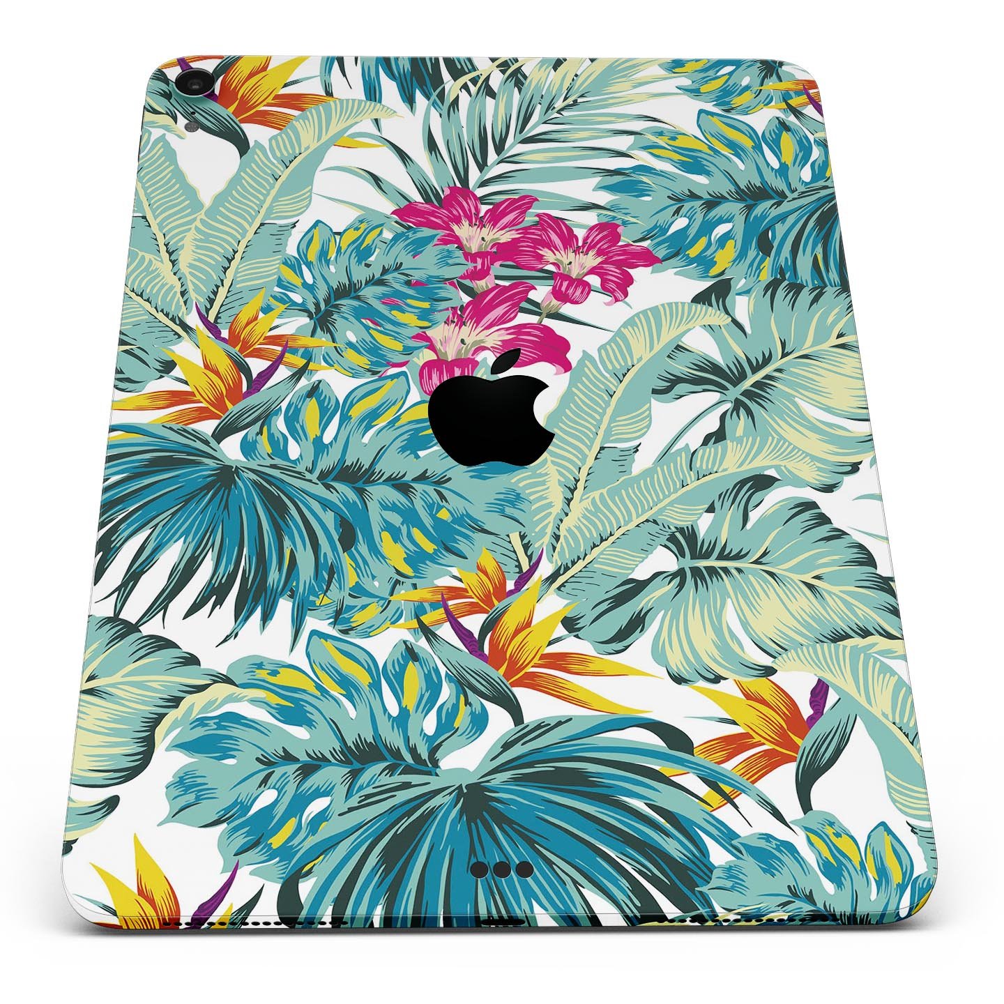 S17 colorway2 Full Body Skin Decal for Apple iPad Pro 12.9", showcasing vibrant colors and a sleek design.
