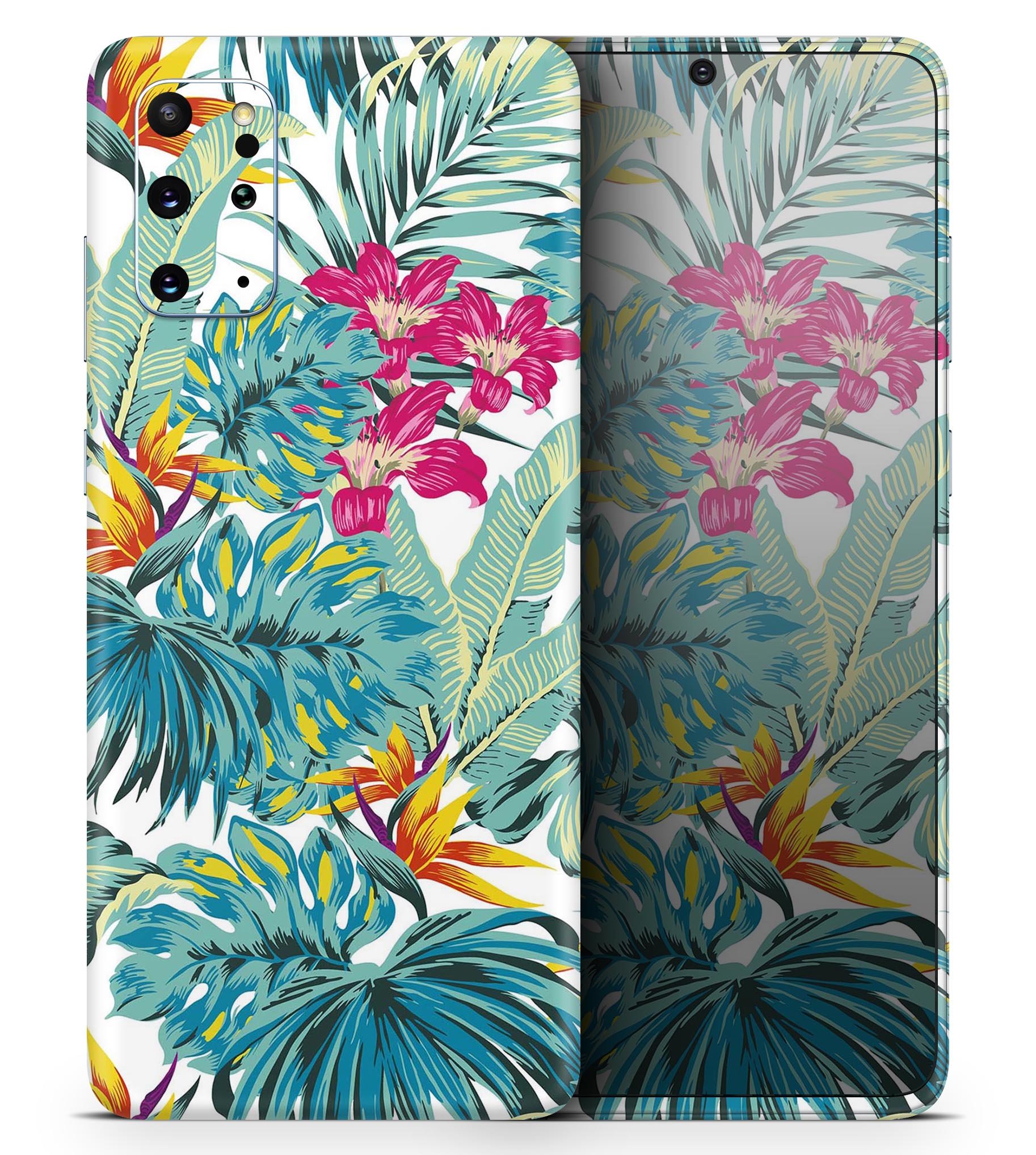 S17 colorway2 Skin-Kit for Samsung Galaxy S20, showcasing premium vinyl design with gloss finish.
