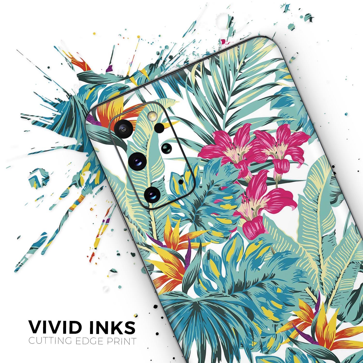 S17 colorway2 Skin-Kit for Samsung Galaxy S20, showcasing premium vinyl design with gloss finish.