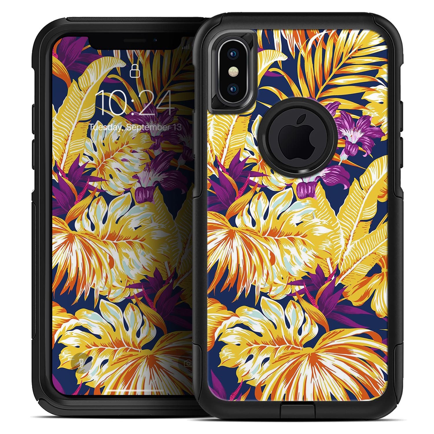 S17 colorway4 Skin Kit for iPhone OtterBox Cases featuring vibrant design and dual-layer protection.