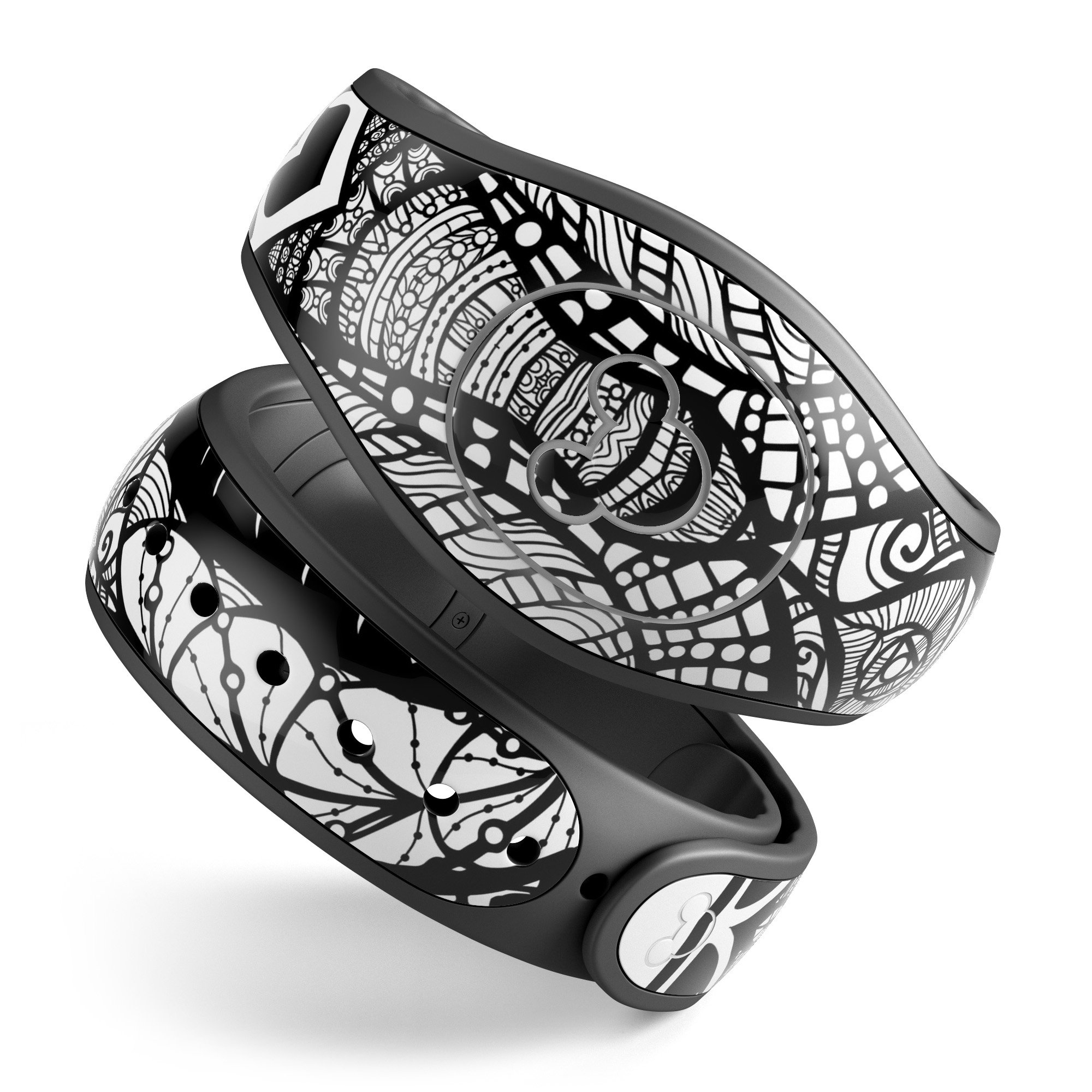 Sacred Ornate Elephant decal skin wrap kit for Disney Magic Band, showcasing intricate elephant design and vibrant colors.