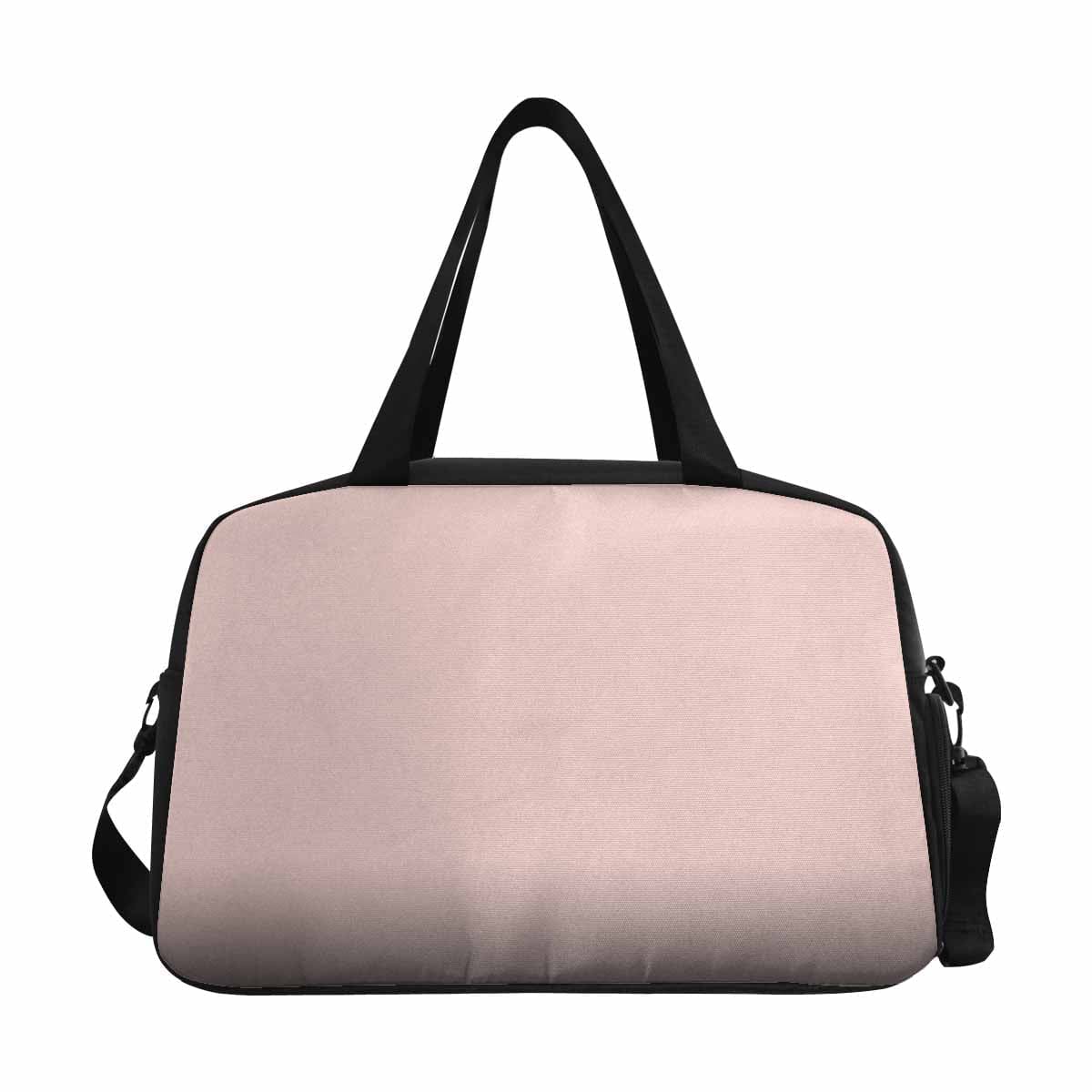 Scallop Seashell Pink Tote and Crossbody Travel Bag showcasing its stylish design and spacious compartments.