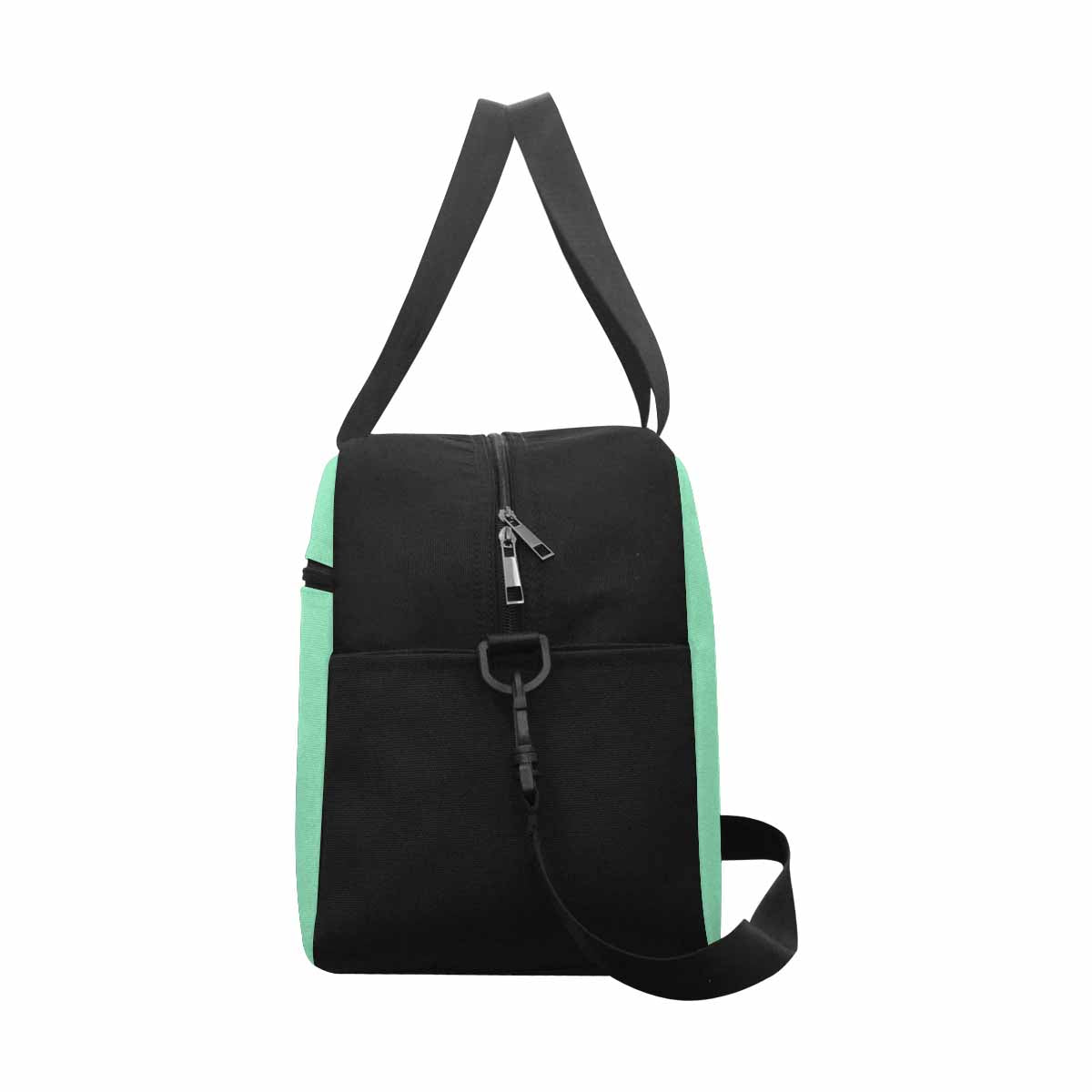 Seafoam Green Tote and Crossbody Travel Bag showcasing its durable nylon material and spacious design.