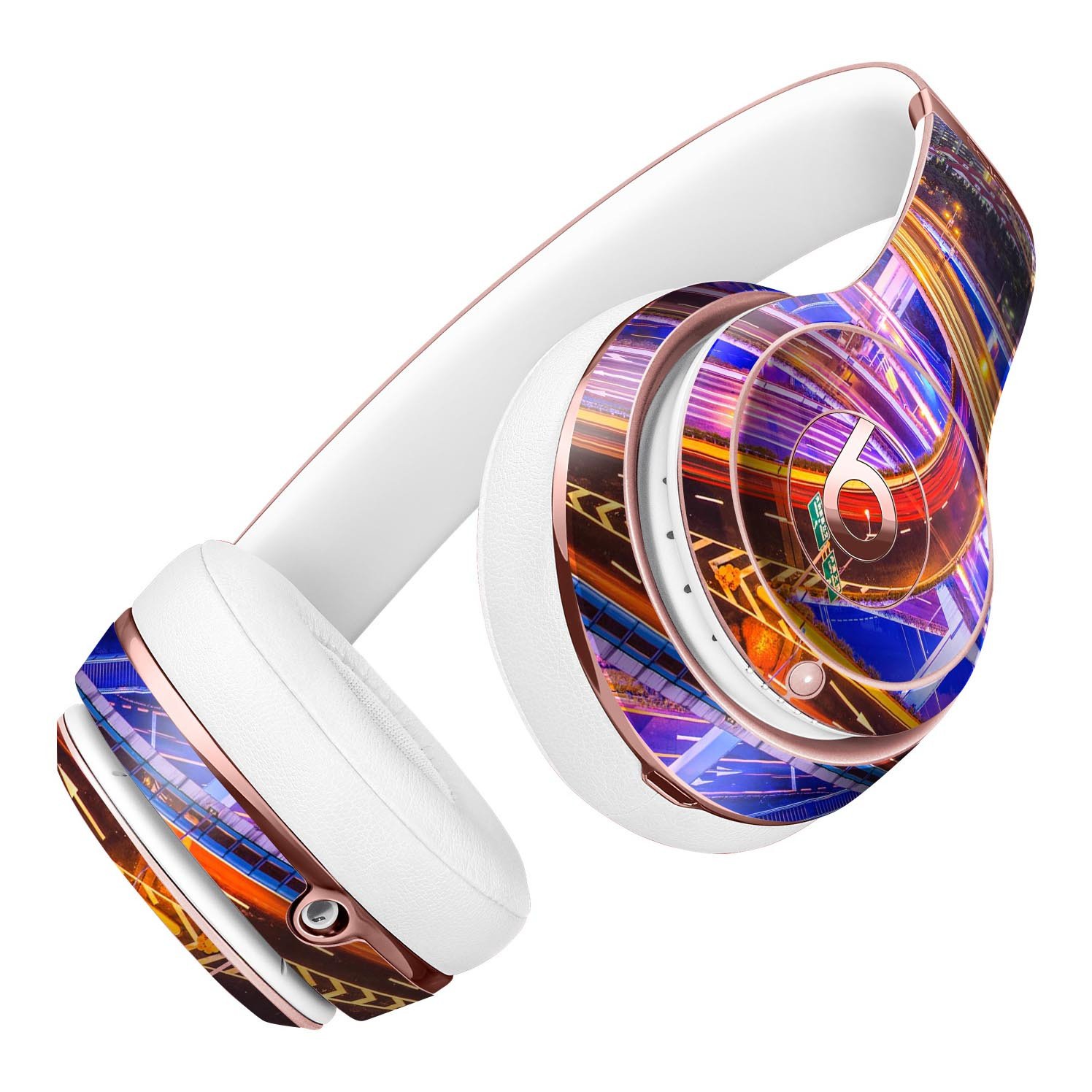Shanghia City Life Full-Body Skin Kit for Beats by Dre Solo 3, showcasing vibrant design and precise fit.