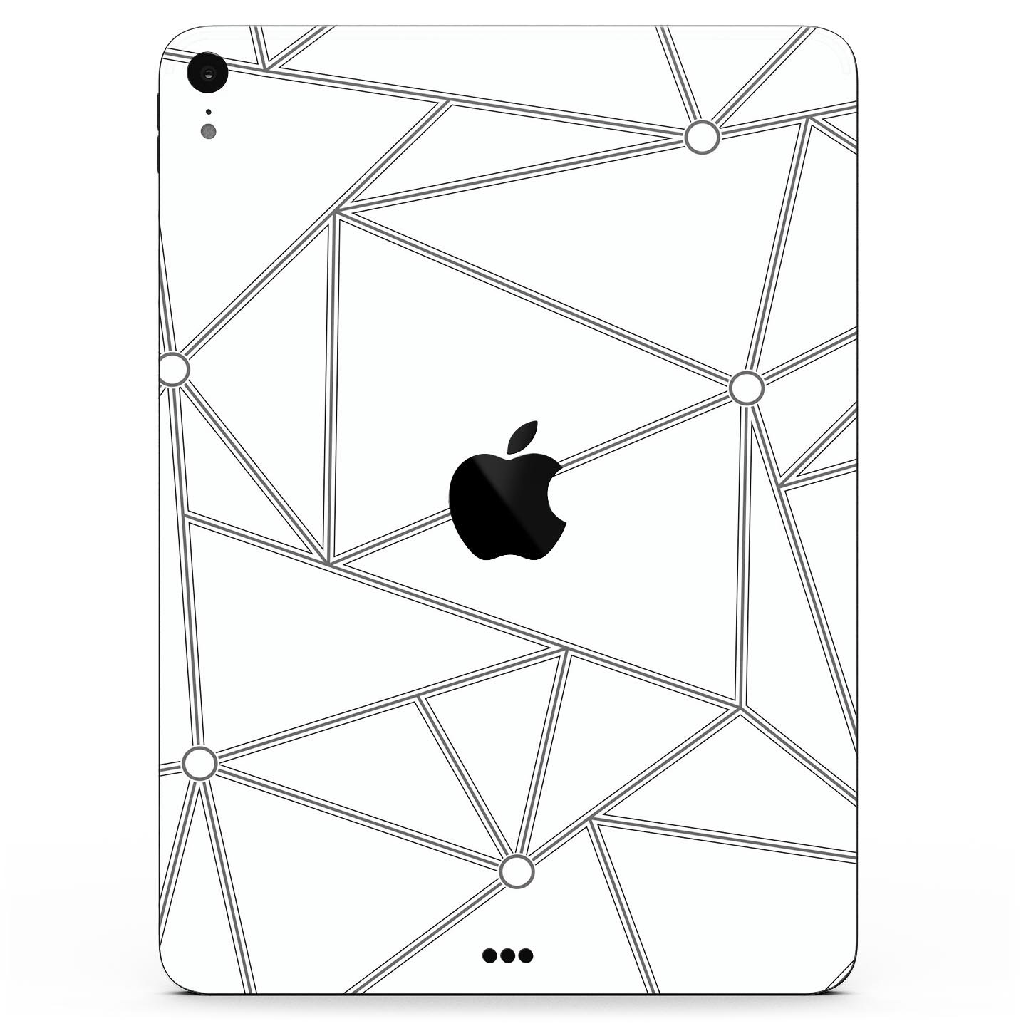 Full body skin decal for Apple iPad Pro 12.9", showcasing premium 3M materials and dual-layer construction.