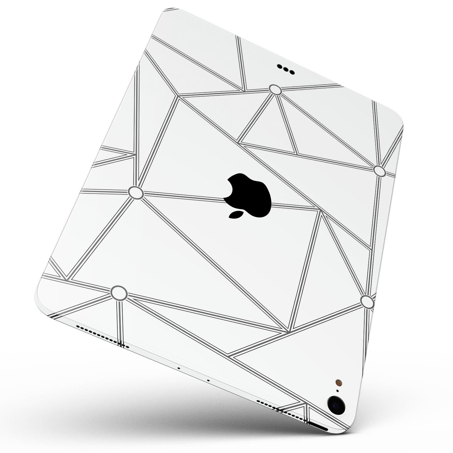 Full body skin decal for Apple iPad Pro 12.9", showcasing premium 3M materials and dual-layer construction.