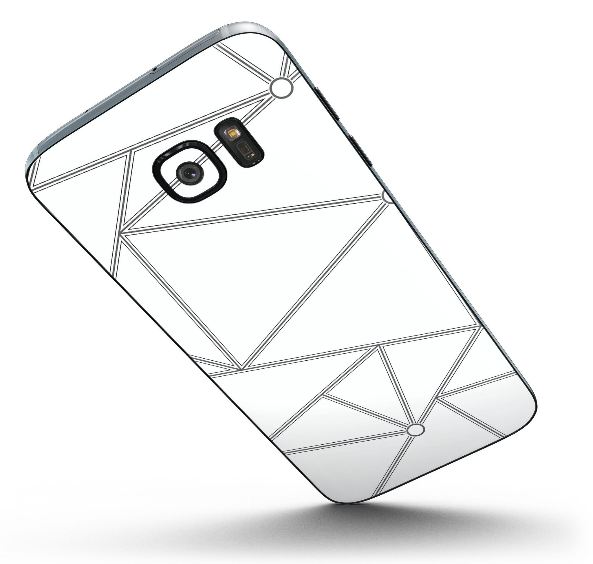 Simple Connect Full Body Skin-Kit for Samsung Galaxy S7 and S7 Edge, showcasing premium vinyl material and stylish design options.