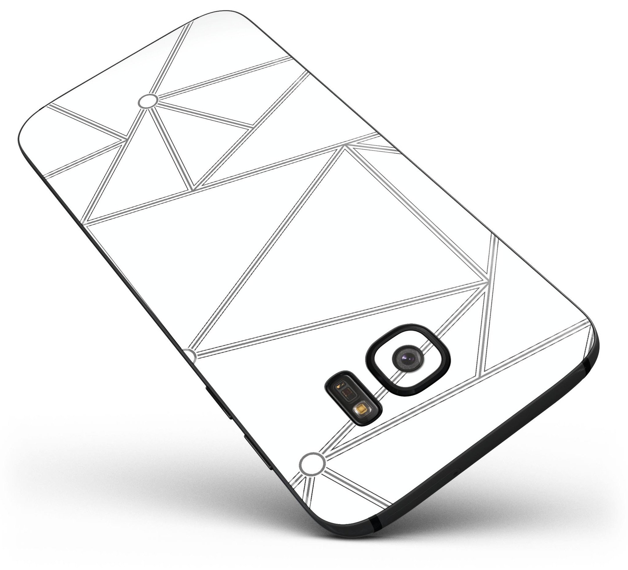 Simple Connect Full Body Skin-Kit for Samsung Galaxy S7 and S7 Edge, showcasing premium vinyl material and stylish design options.