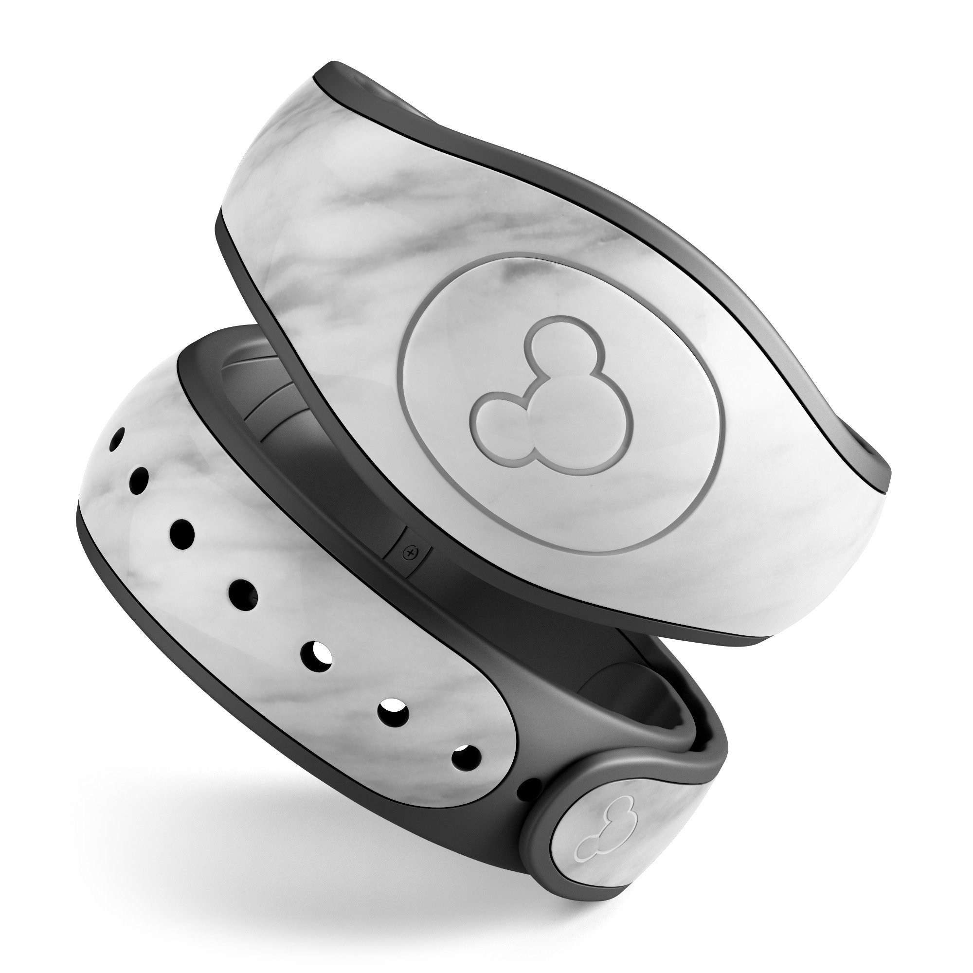 Slate Marble Surface V10 skin decal wrap kit for Disney Magic Band, showcasing a stylish marble design and soft-touch finish.