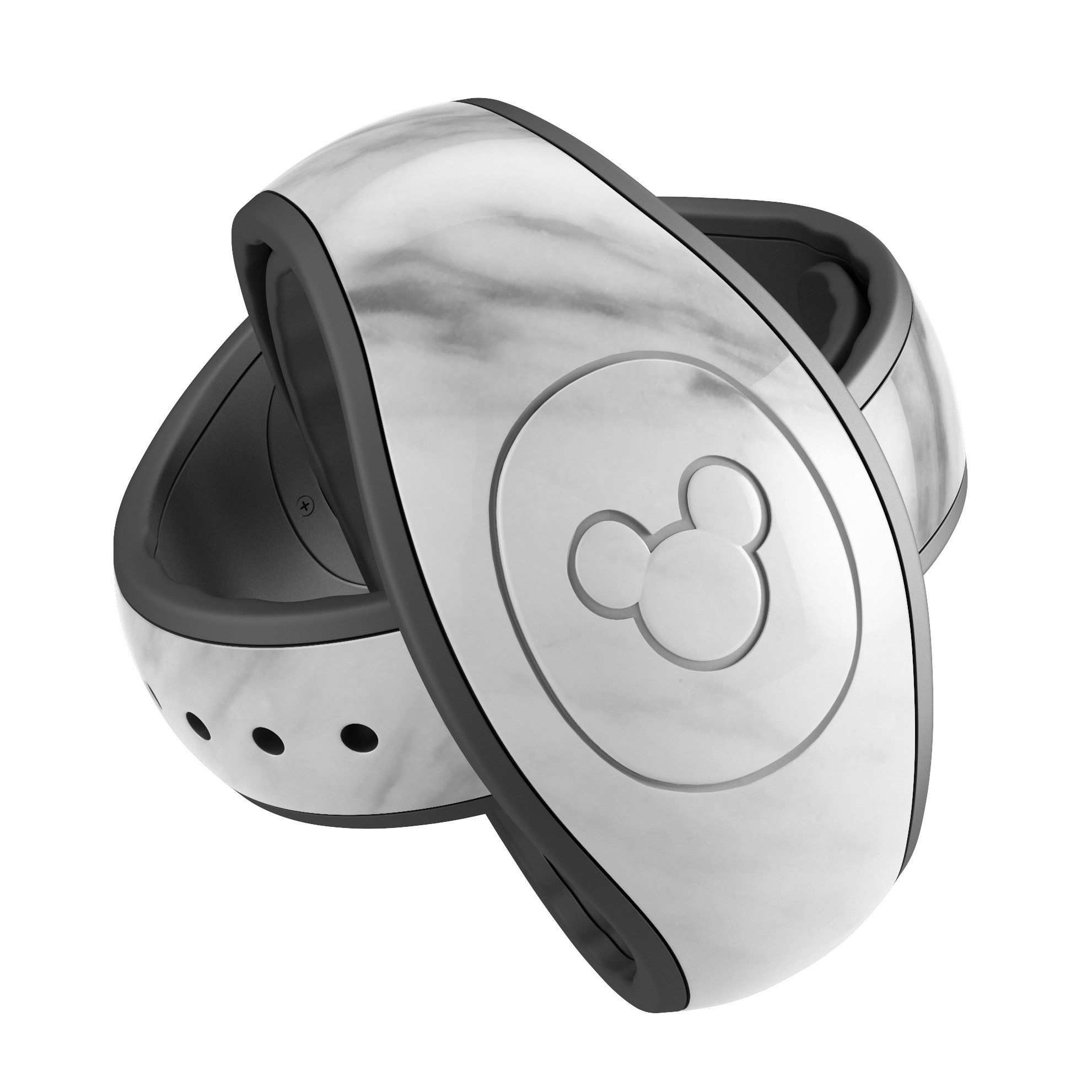 Slate Marble Surface V10 skin decal wrap kit for Disney Magic Band, showcasing a stylish marble design and soft-touch finish.