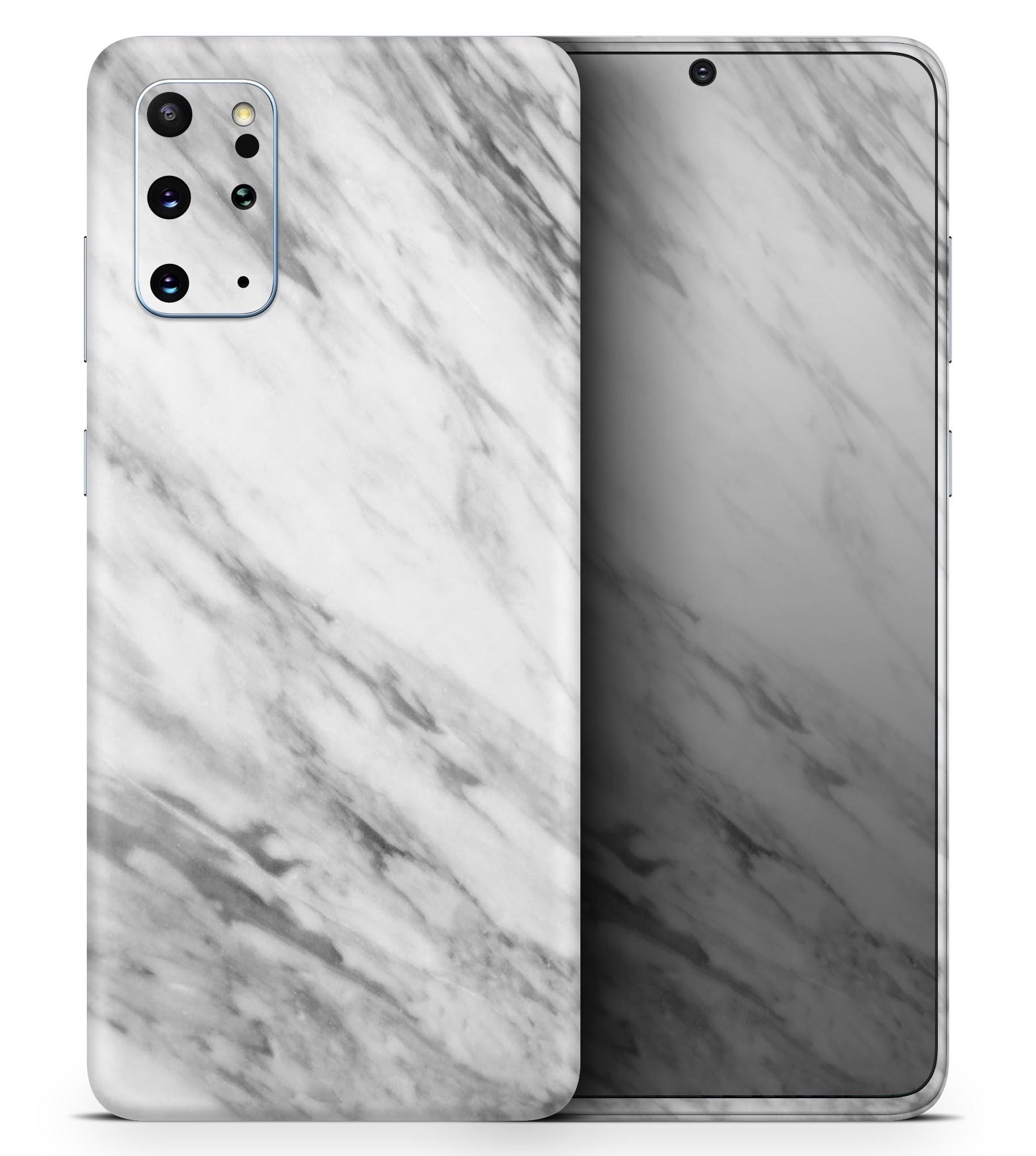 Slate Marble Surface V10 skin decal wrap kit for Samsung Galaxy, showcasing a stylish marble design with a soft-touch matte finish.