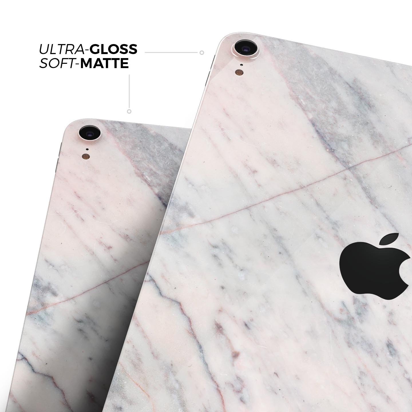 Slate Marble Surface V12 skin decal for Apple iPad Pro, showcasing its elegant marble design and premium finish.
