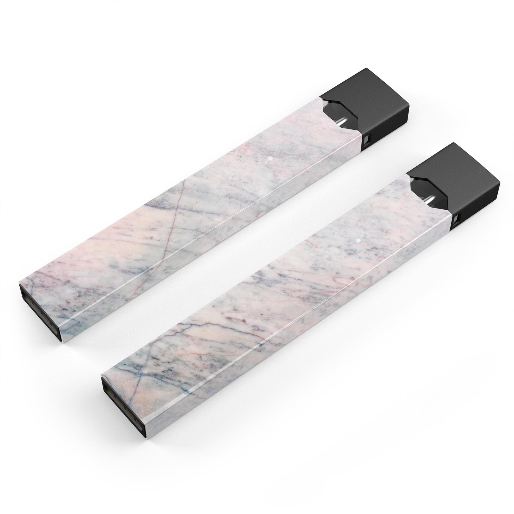 Slate Marble Surface V12 decal skin wrap for JUUL vaping device, showcasing a stylish marble design with a protective layer.