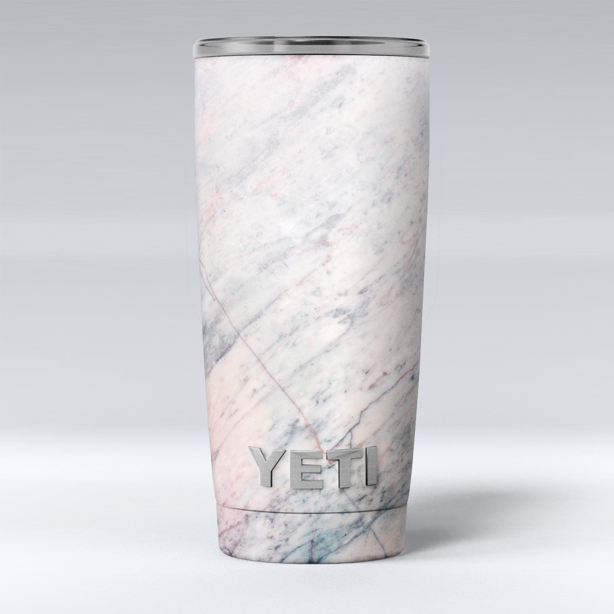 Slate Marble Surface V12 skin decal vinyl wrap kit for Yeti Coolers, showcasing a stylish marble design.