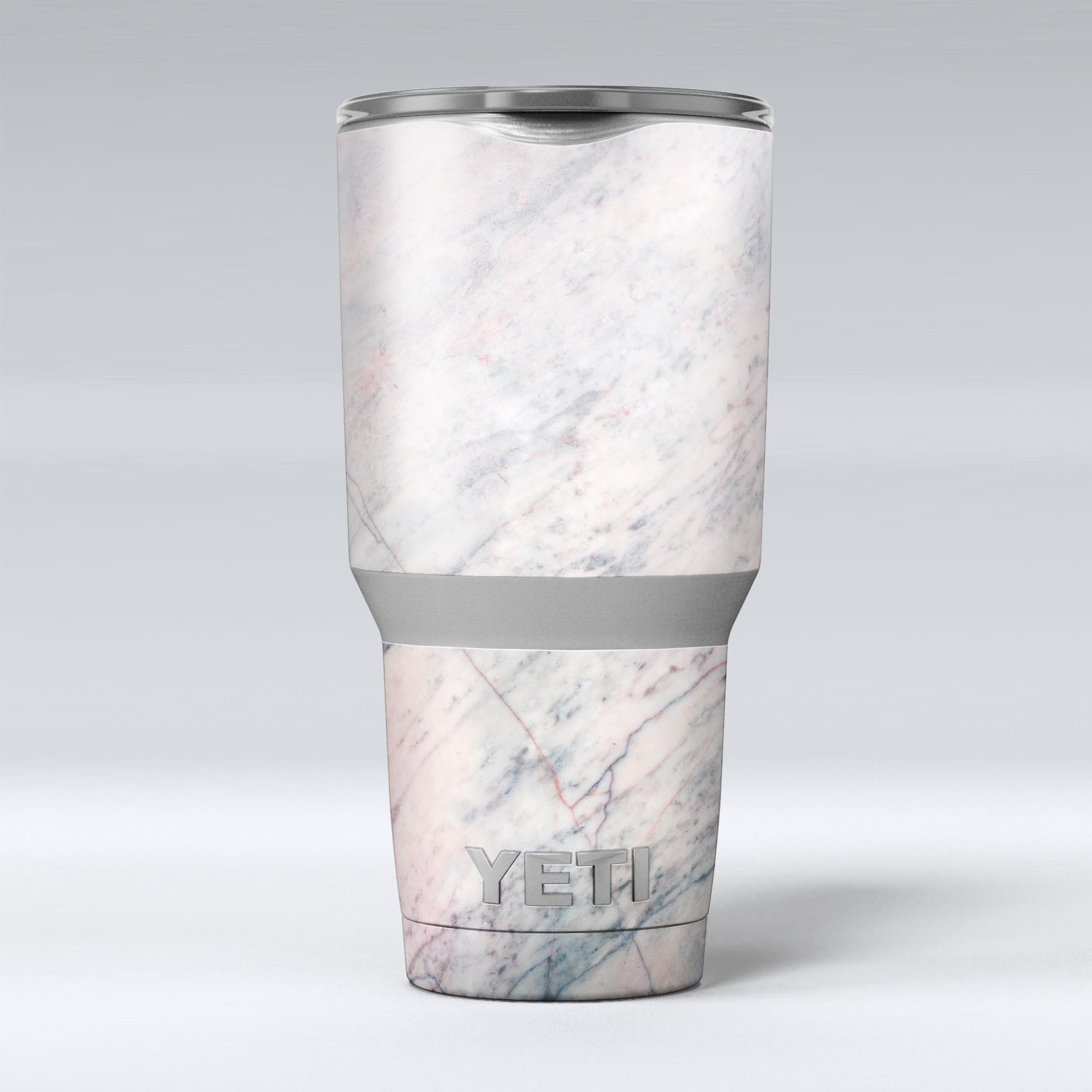 Slate Marble Surface V12 skin decal vinyl wrap kit for Yeti Coolers, showcasing a stylish marble design.