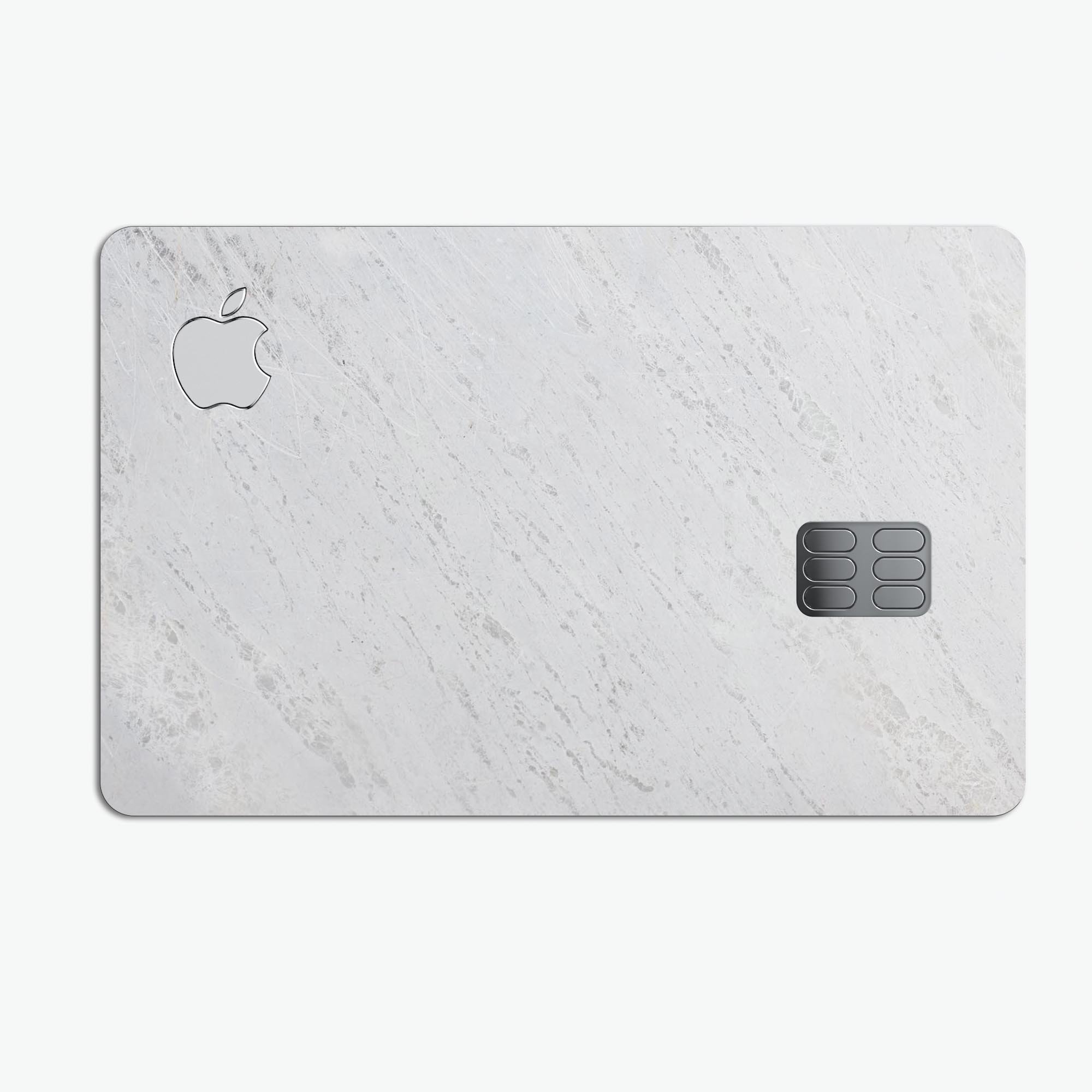 Slate Marble Surface V13 decal skin for Apple Card, showcasing a premium marble design with a glossy finish.