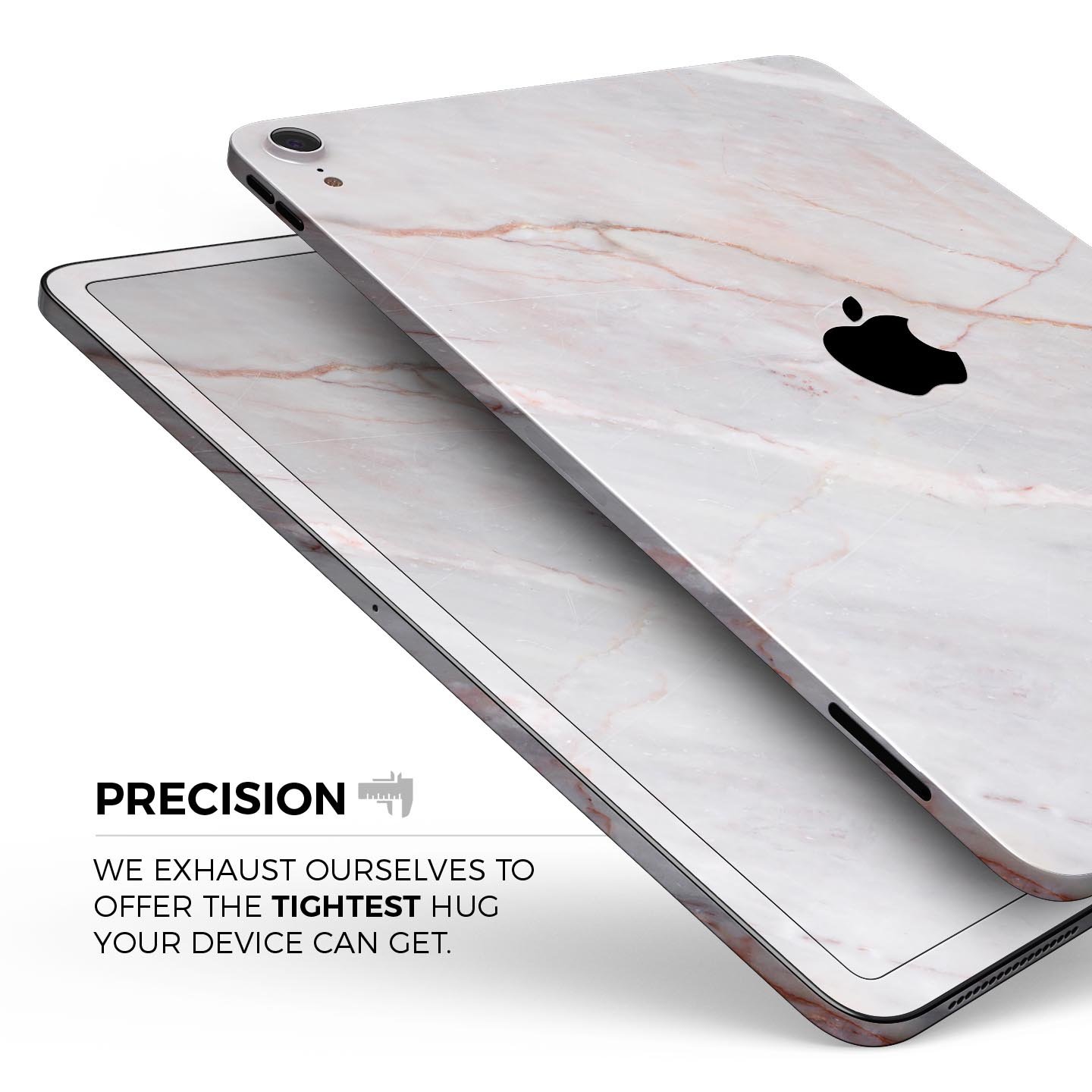 Slate Marble Surface V14 skin decal for Apple iPad Pro, showcasing a stylish marble design with a smooth finish.