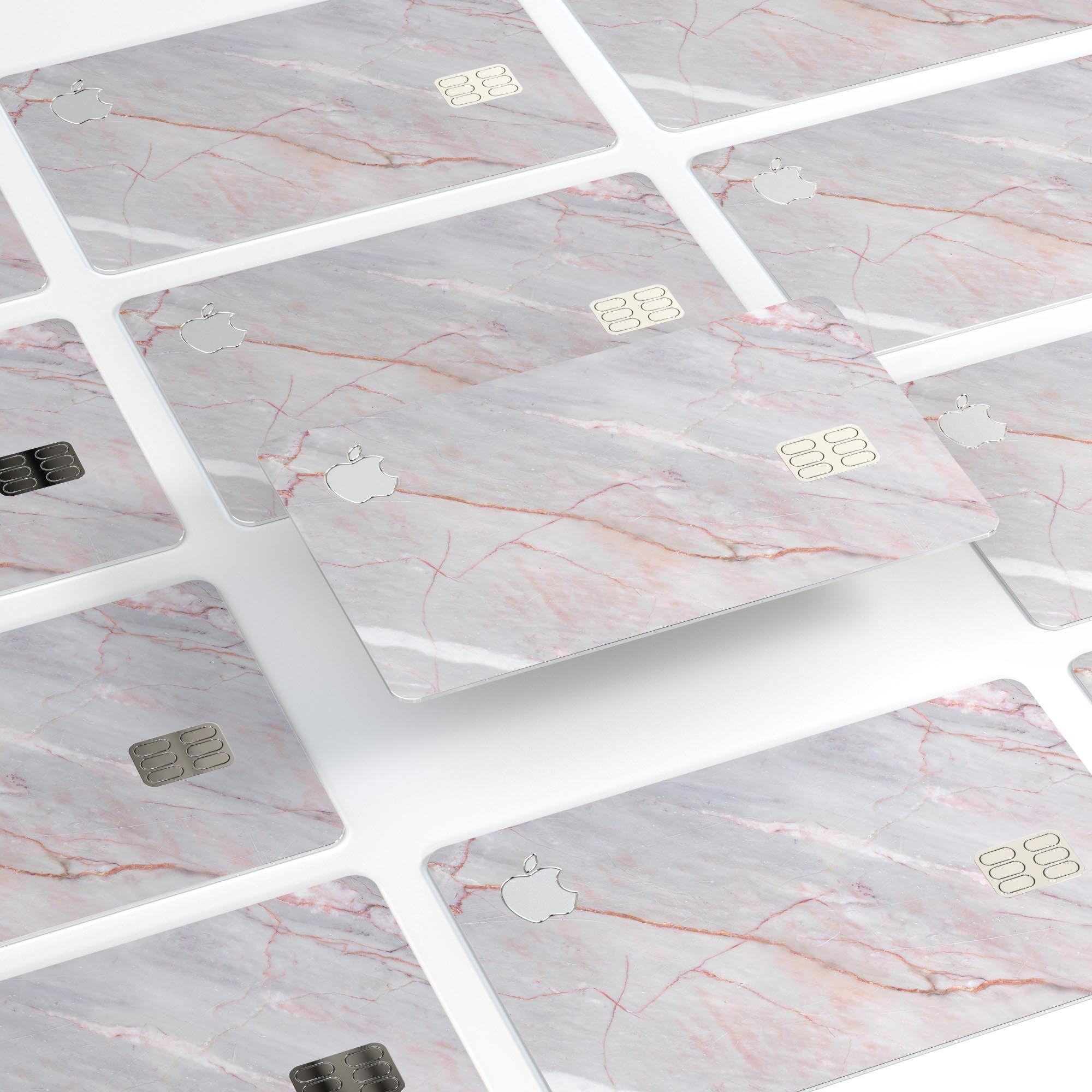 Slate Marble Surface V14 decal skin for Apple Card, showcasing premium vinyl material and stylish design.