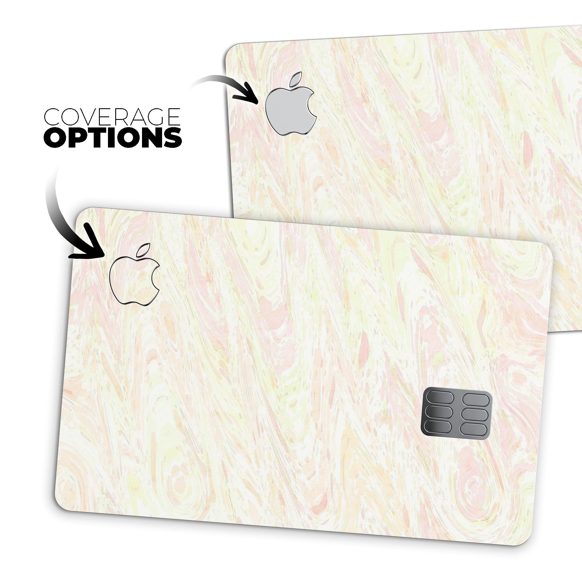Slate Marble Surface V23 decal skin for Apple Card, showcasing premium vinyl design and finishes.