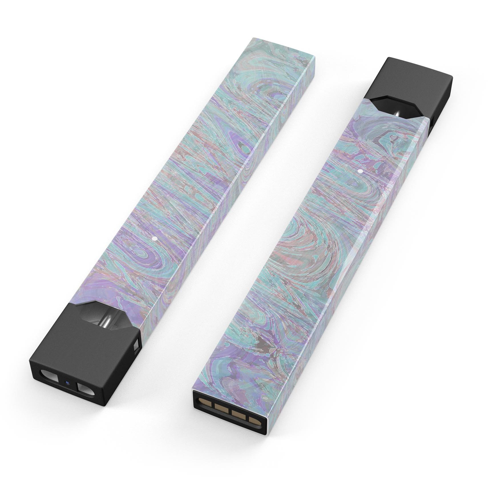 Slate Marble Surface V35 skin-wrap sticker designed for JUUL vaping device, showcasing a stylish marble pattern.