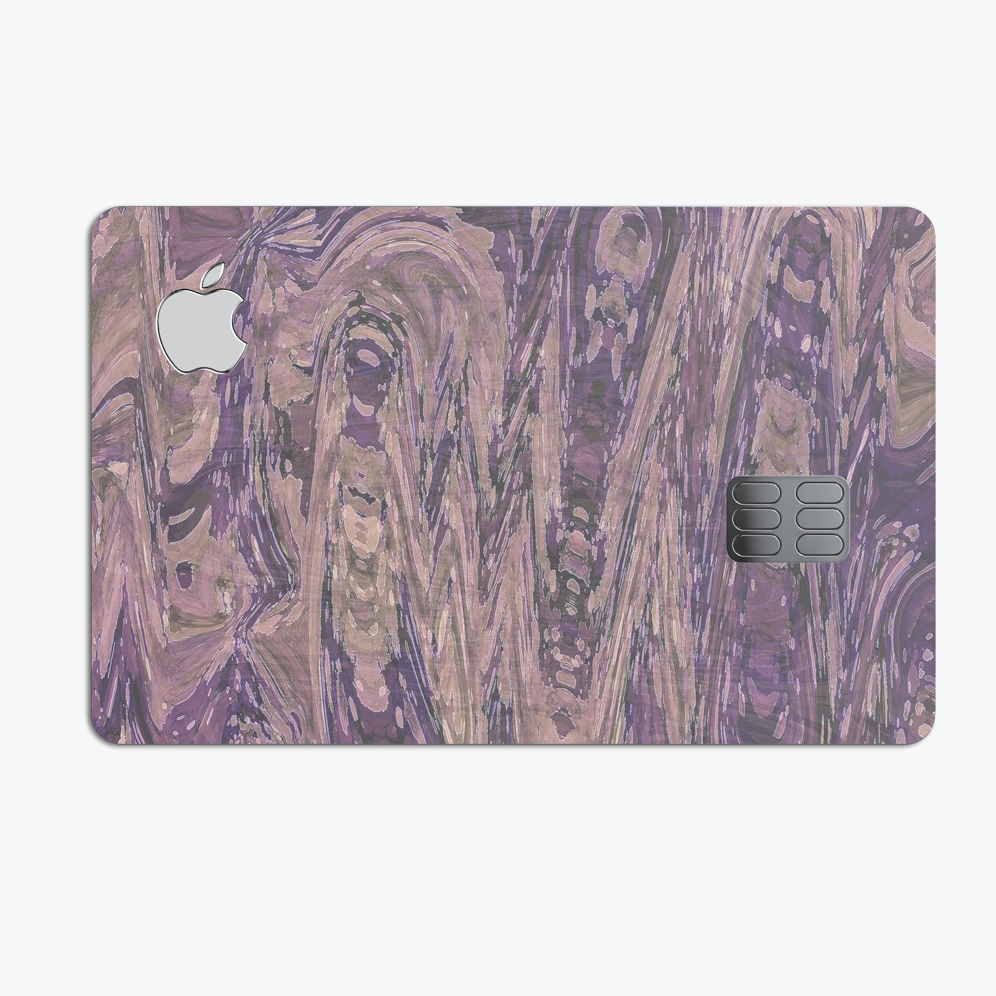 Slate Marble Surface V38 decal skin for Apple Card, showcasing premium vinyl design with marble texture.