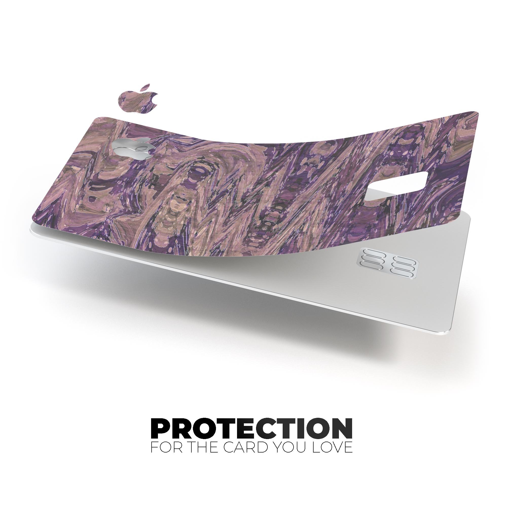 Slate Marble Surface V38 decal skin for Apple Card, showcasing premium vinyl design with marble texture.