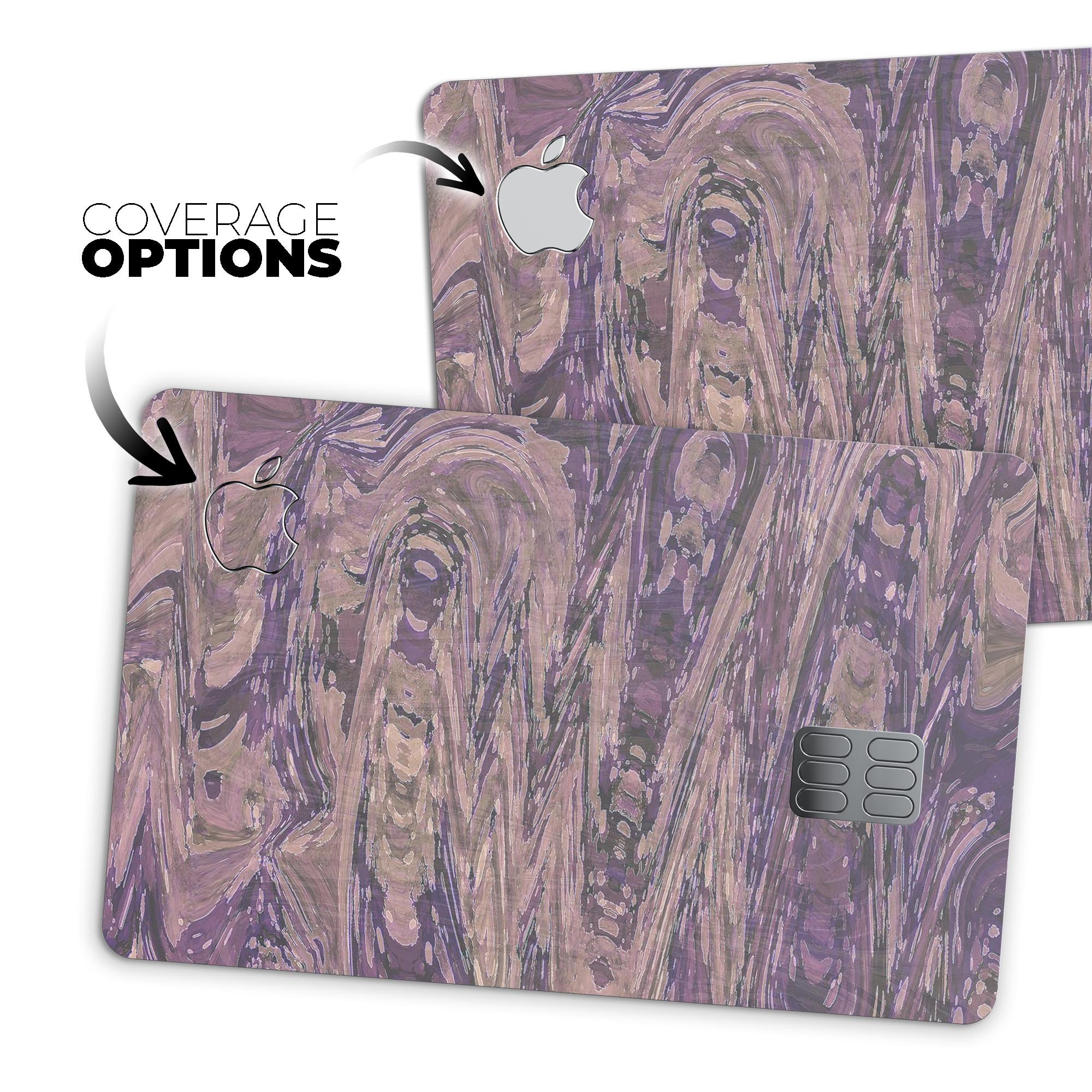 Slate Marble Surface V38 decal skin for Apple Card, showcasing premium vinyl design with marble texture.