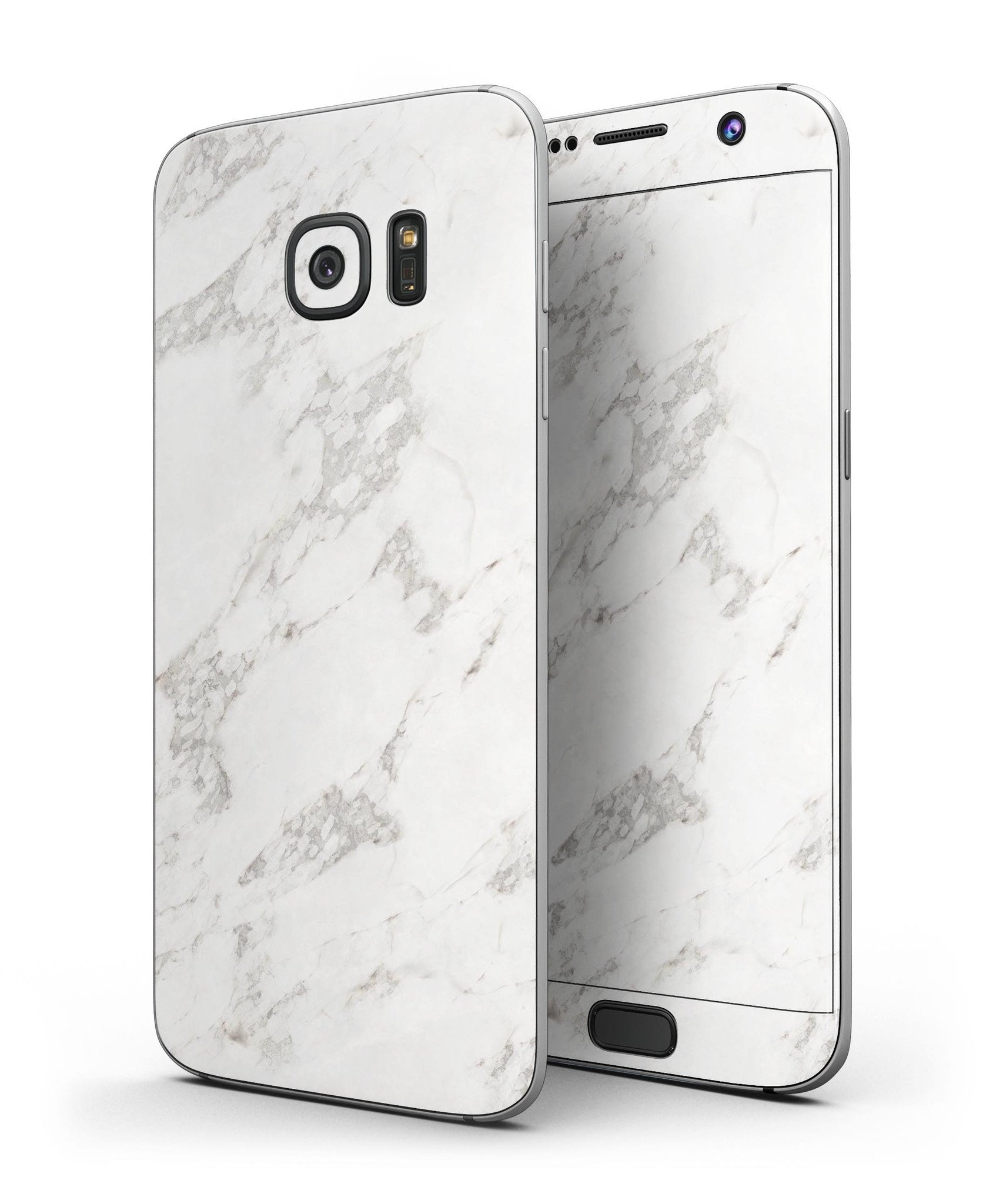 Slate Marble Surface V4 skin kit for Samsung Galaxy S7, showcasing a stylish marble design with a premium vinyl finish.
