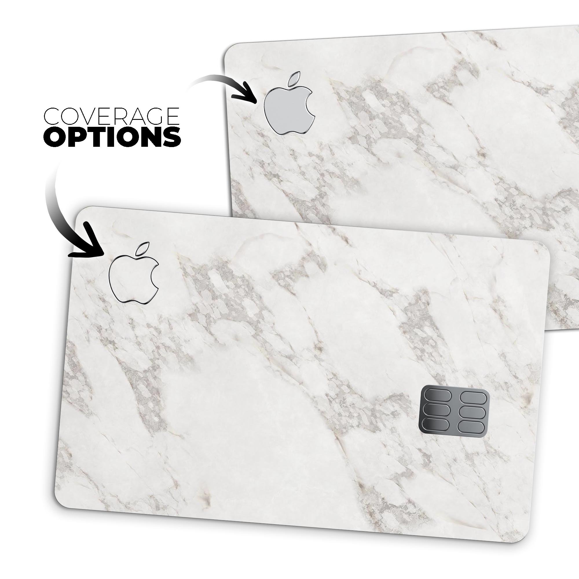 Slate Marble Surface V4 decal skin-kit for Apple Card, showcasing premium vinyl design and finishes.