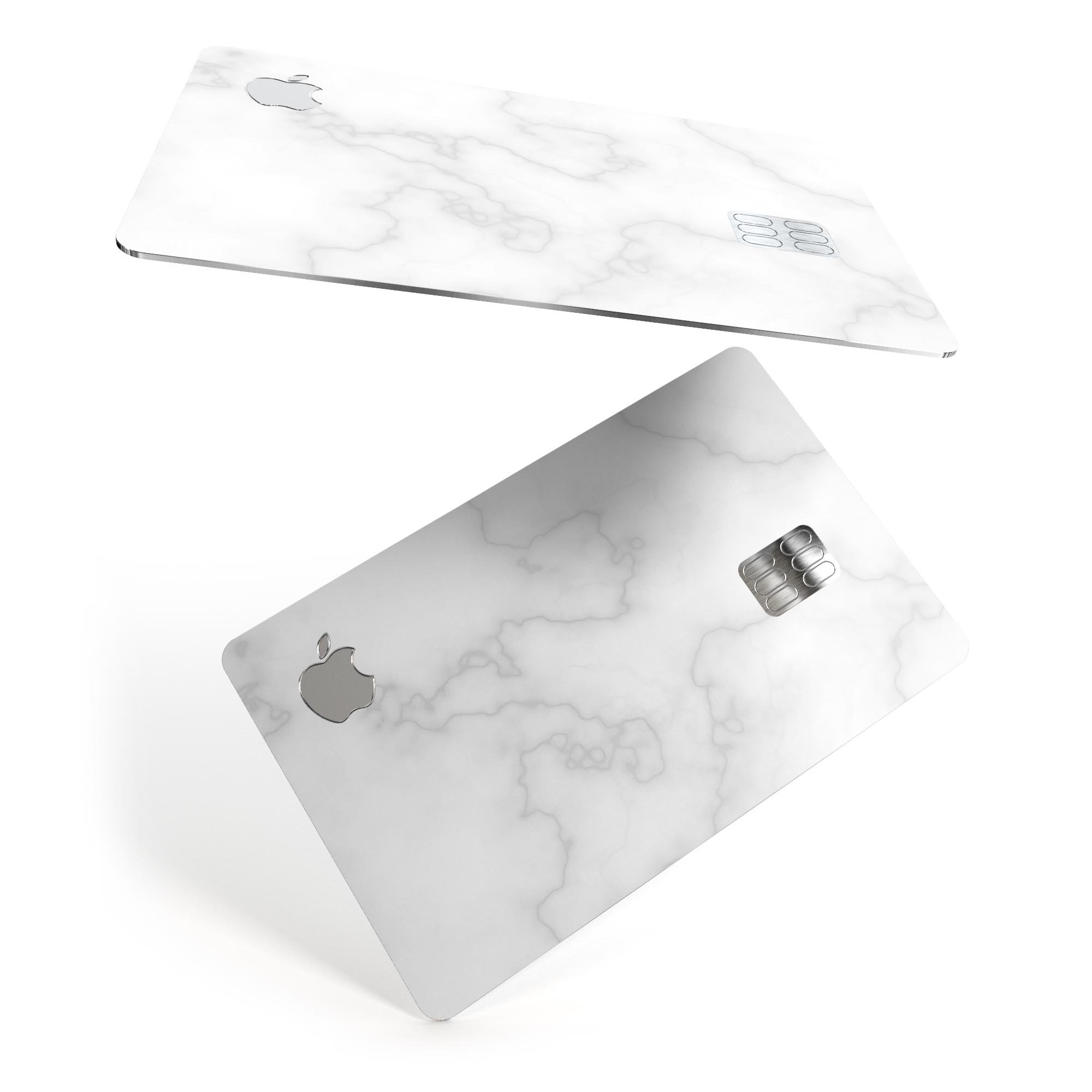 Slate Marble Surface V49 decal skin kit for Apple Card, showcasing premium vinyl material and stylish marble design.