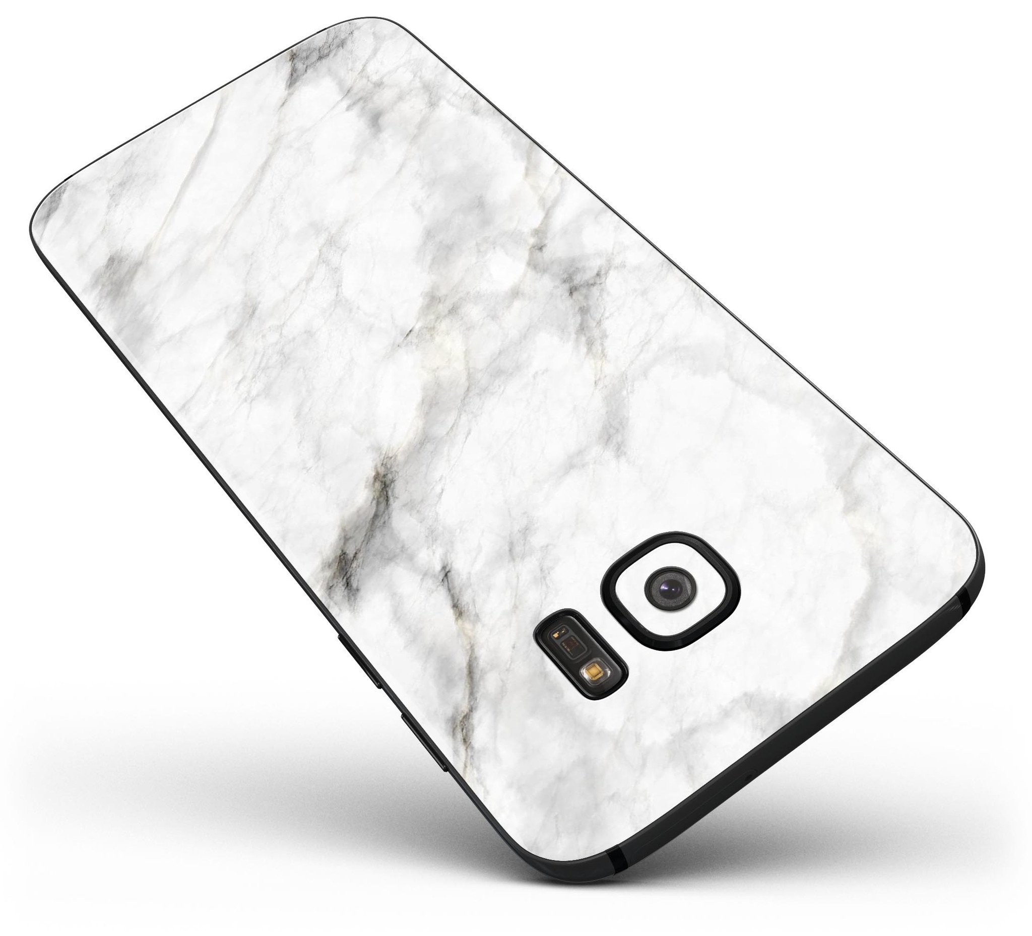 Slate Marble Surface V5 skin kit for Samsung Galaxy S7, showcasing a stylish marble design with precision cuts for a perfect fit.