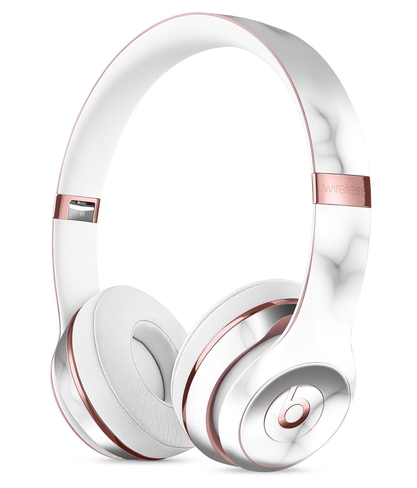 Slate Marble Surface V52 Full-Body Skin Kit for Beats by Dre Solo 3 Wireless Headphones, showcasing a stylish marble design.