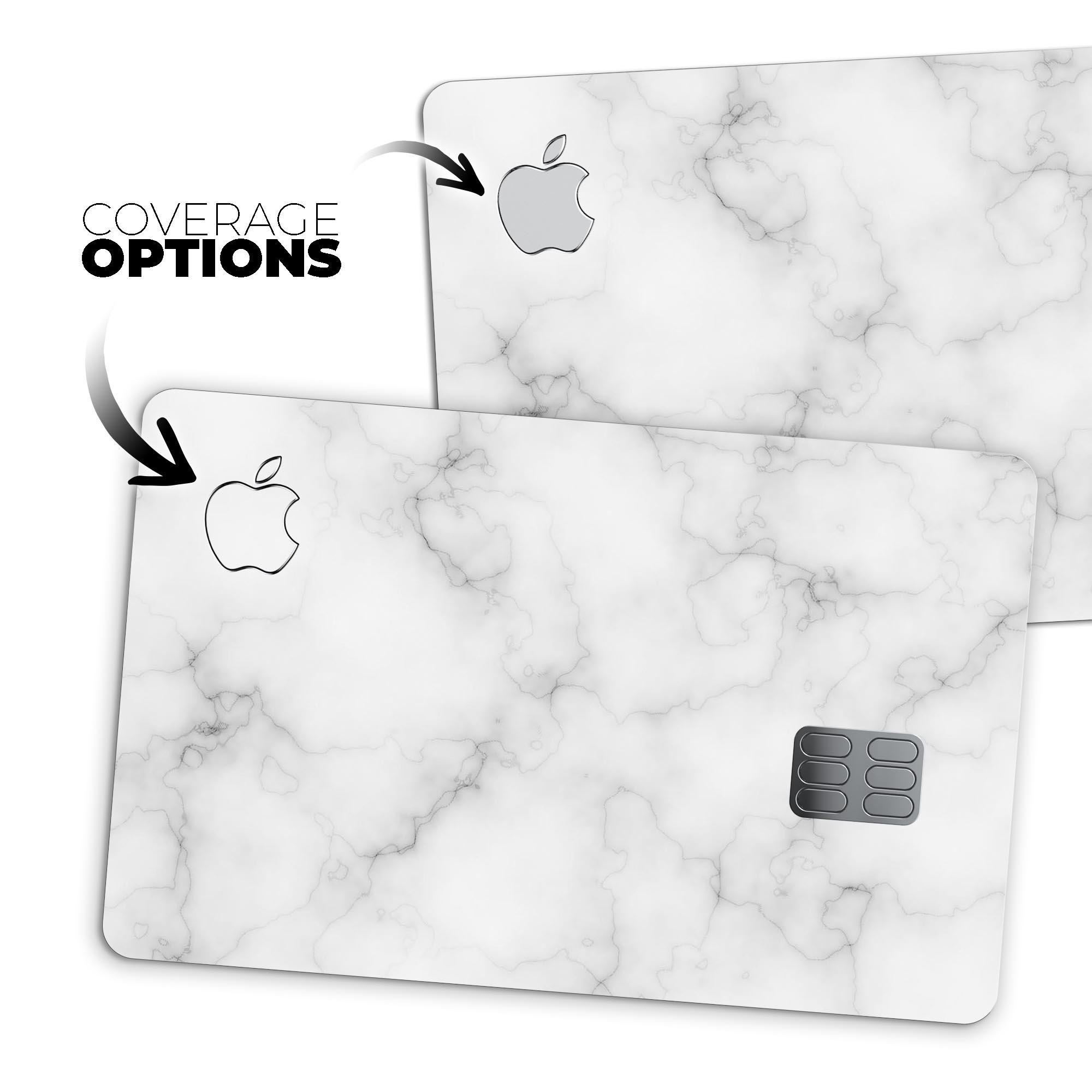 Slate Marble Surface V54 decal skin for Apple Card, showcasing premium vinyl design and finishes.