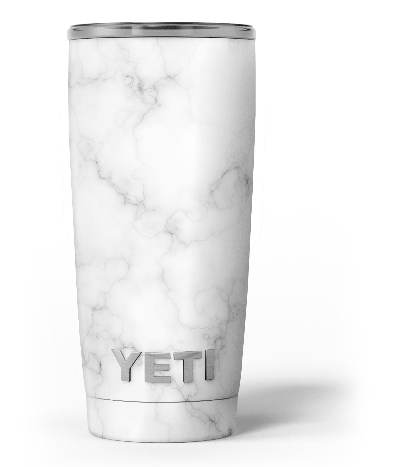 Slate Marble Surface V54 skin decal vinyl wrap kit for Yeti Coolers, showcasing a stylish marble design and premium quality.