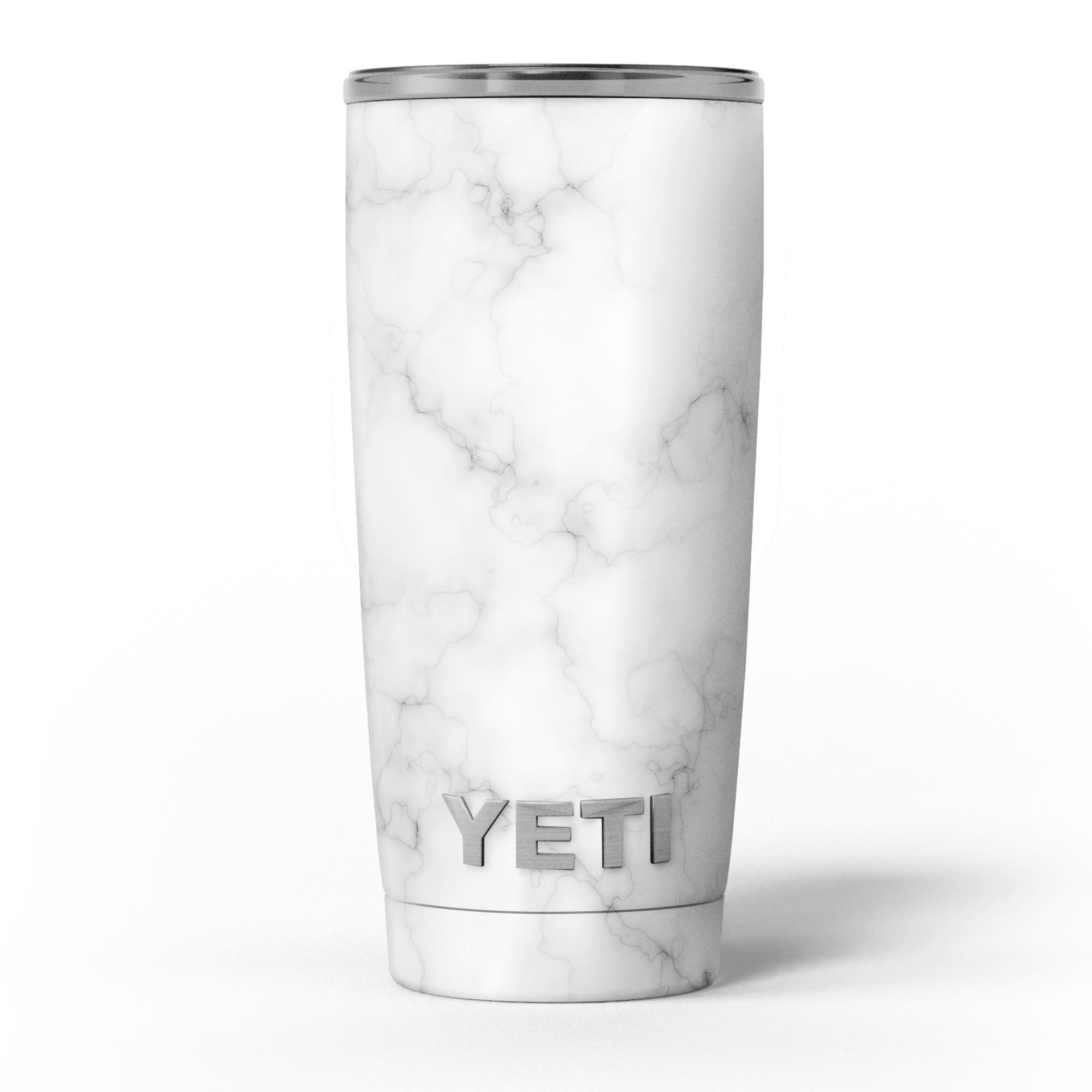 Slate Marble Surface V54 skin decal vinyl wrap kit for Yeti Coolers, showcasing a stylish marble design and premium quality.