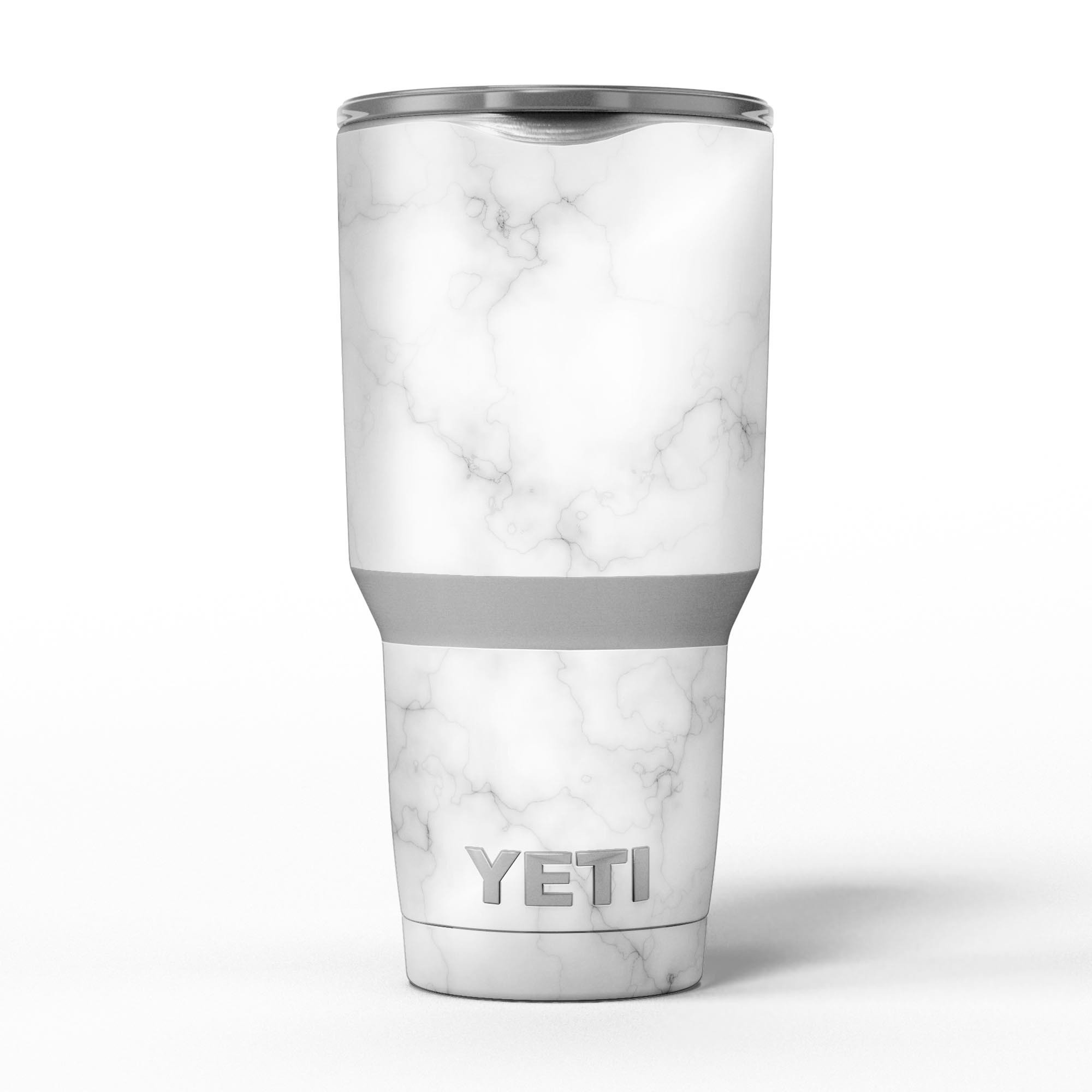 Slate Marble Surface V54 skin decal vinyl wrap kit for Yeti Coolers, showcasing a stylish marble design and premium quality.
