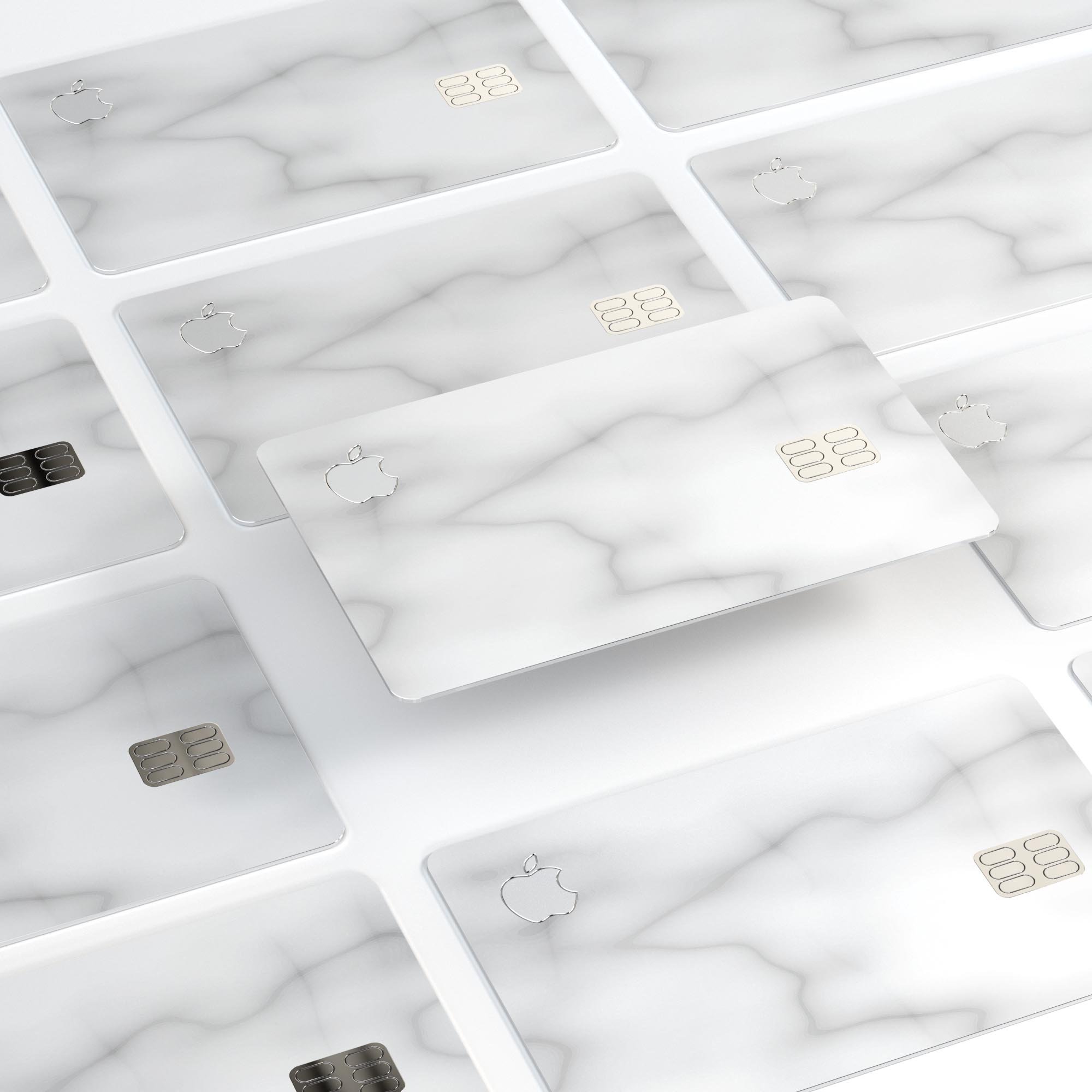 Slate Marble Surface V60 decal skin for Apple Card, showcasing premium vinyl design and protective features.